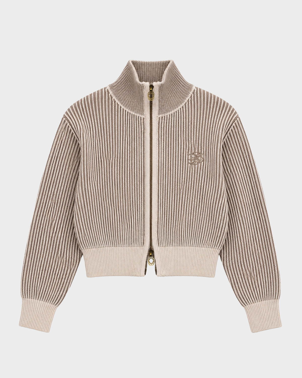 Retro Knit Jacket | Grey