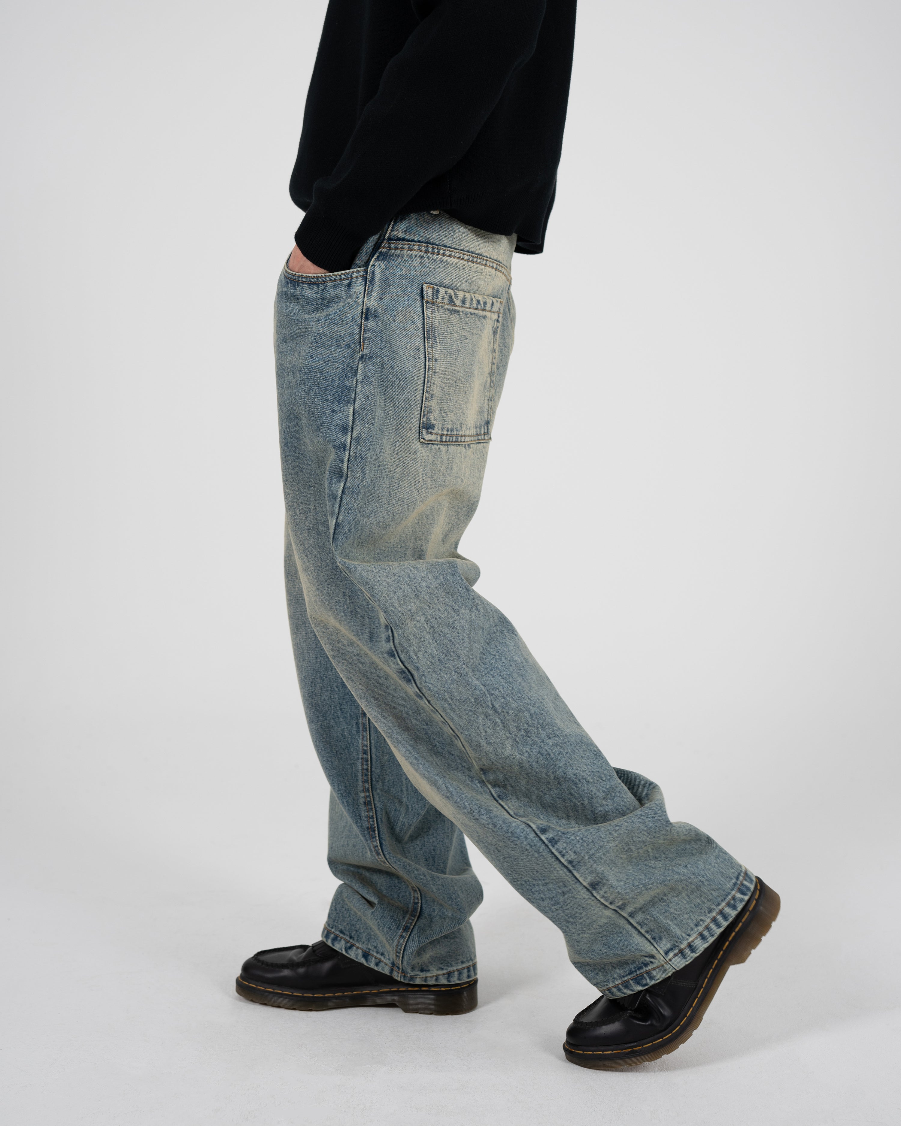 Antwerp Loose Denim Dirty Blue