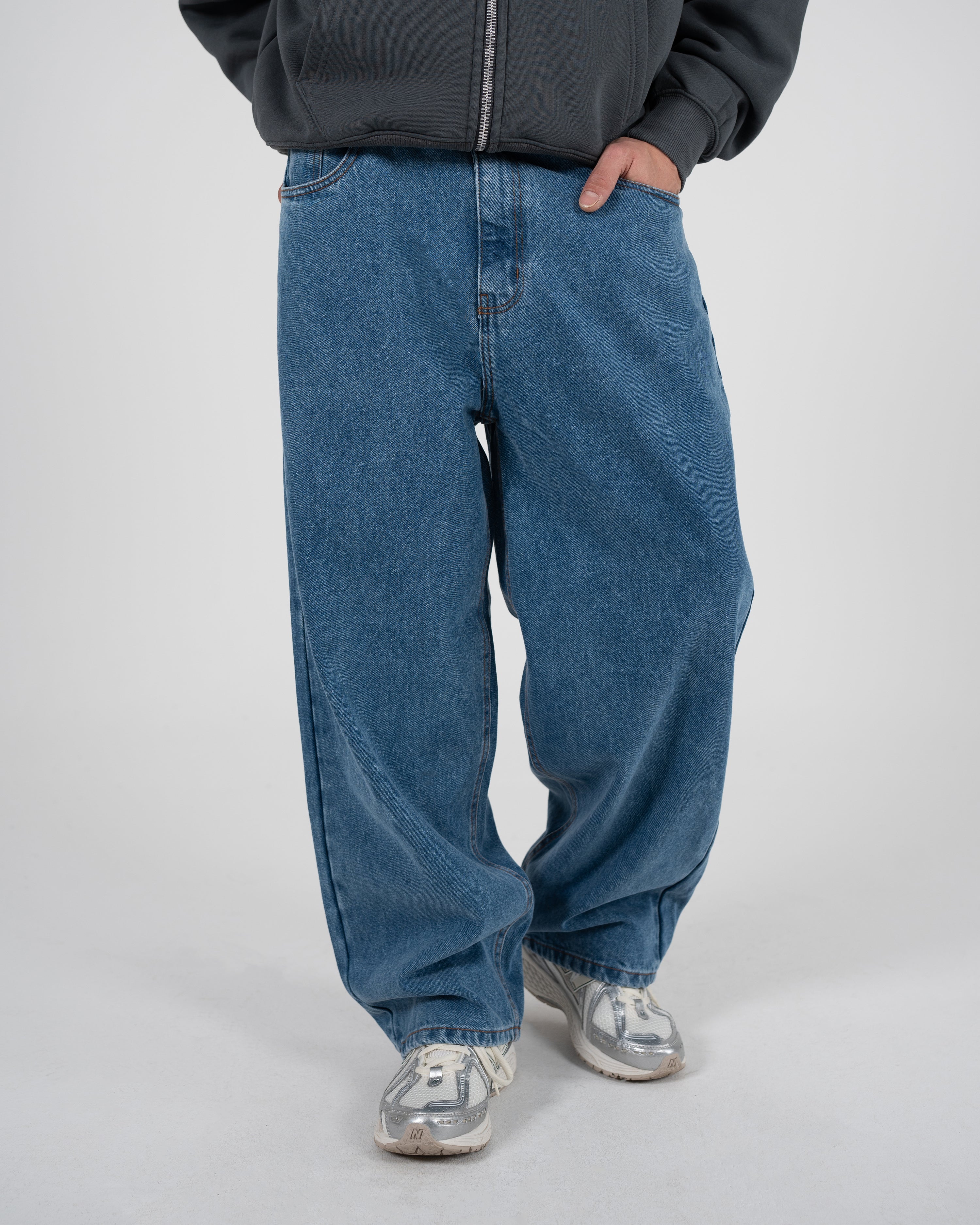 Antwerp Loose Denim Mid Blue