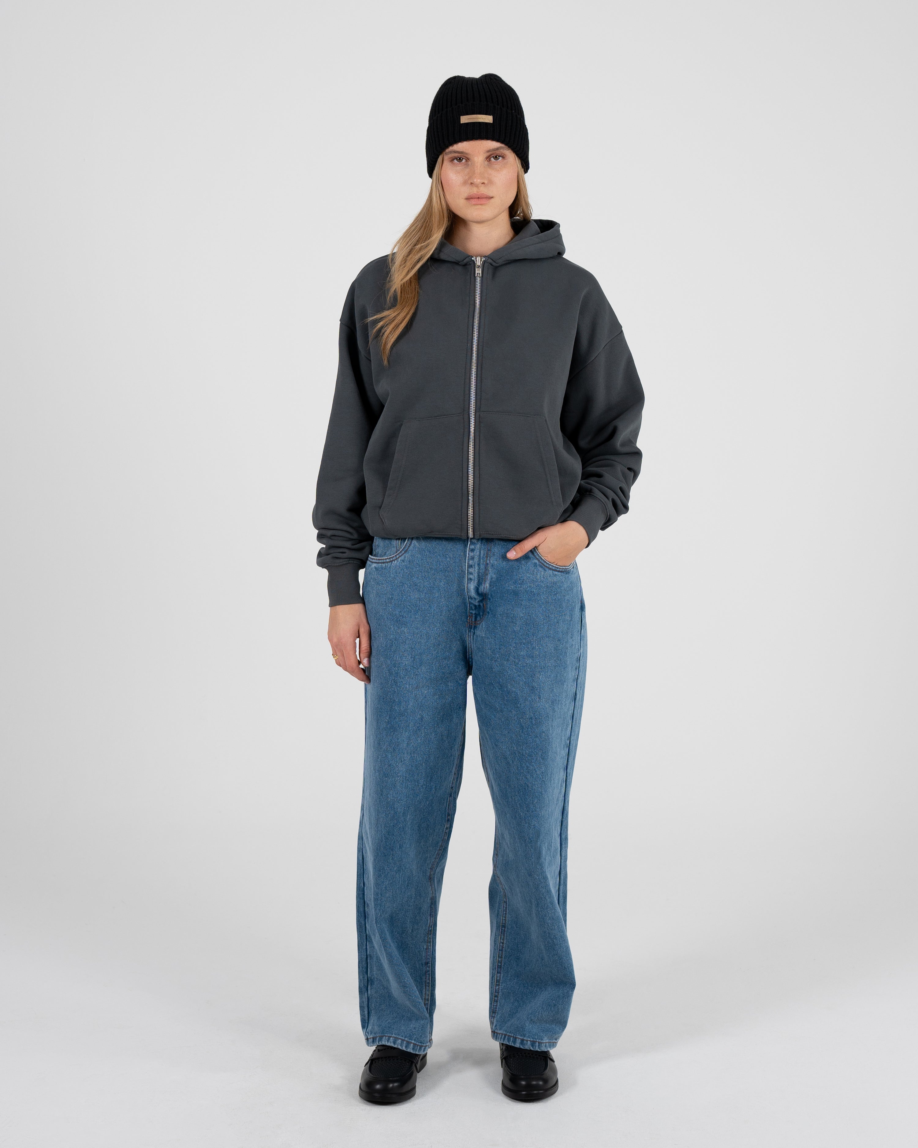 Antwerp Loose Denim Mid Blue