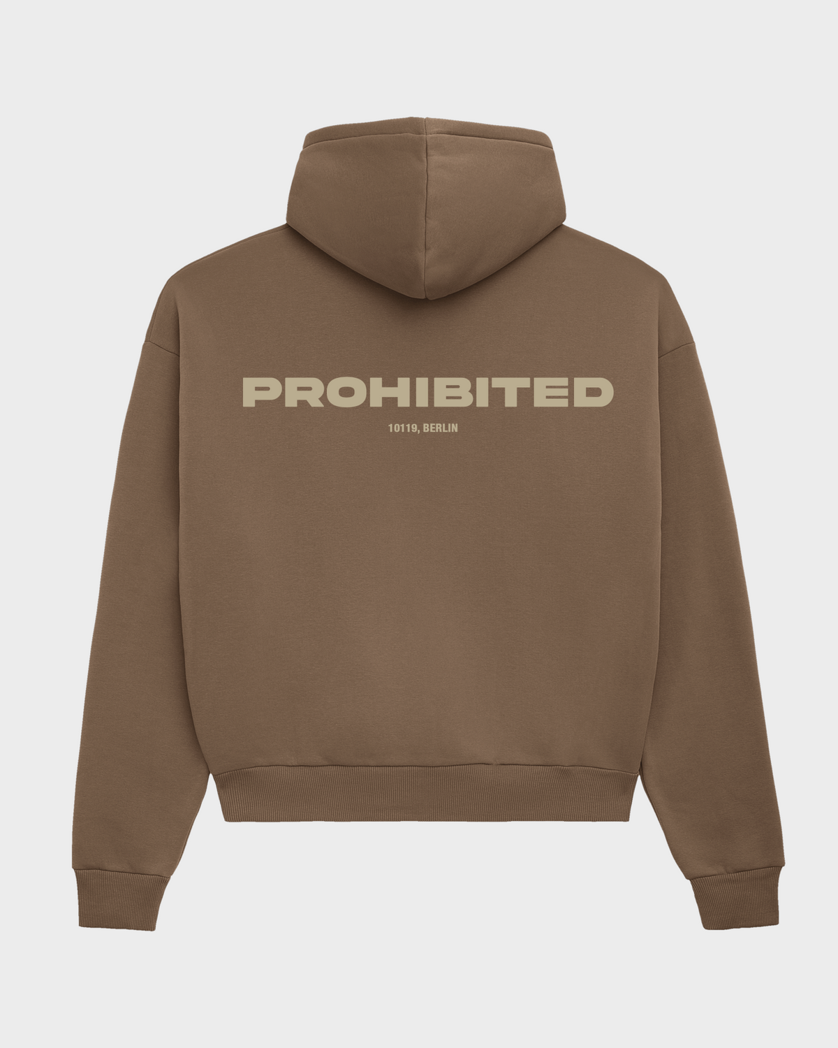 10119 Zip-Hoodie | Mokka