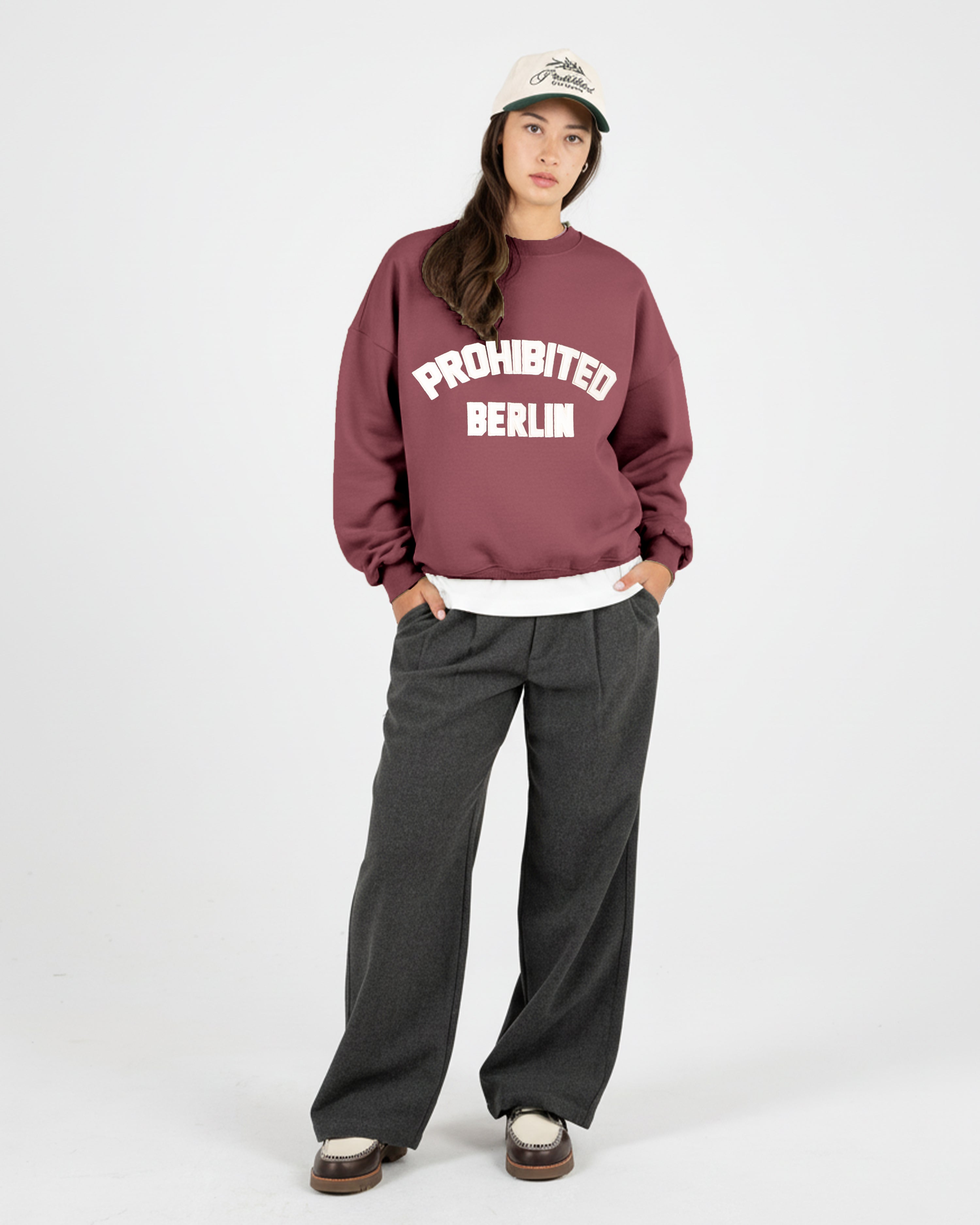 Berlin PB Crew Neck Berry