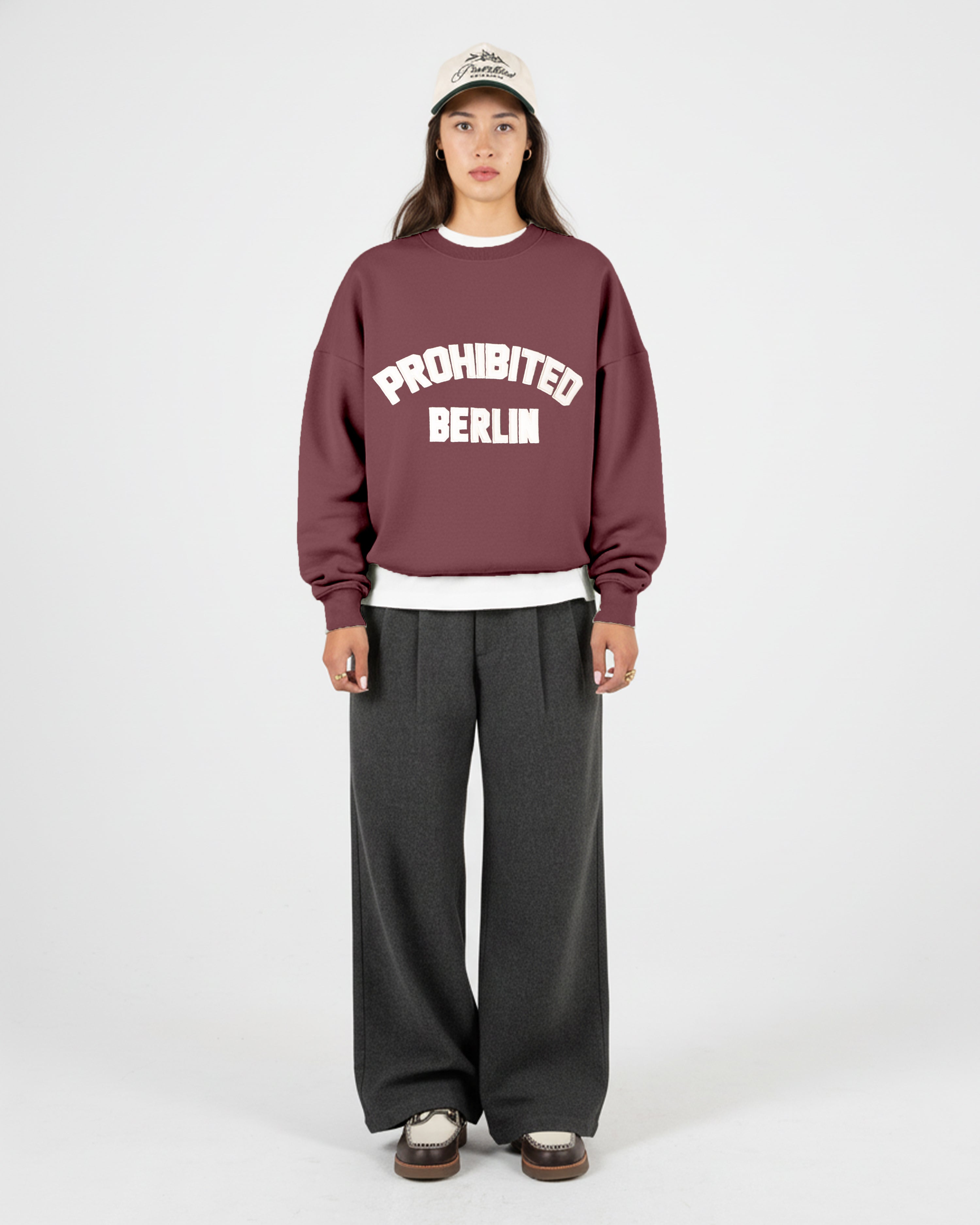Berlin PB Crew Neck Berry