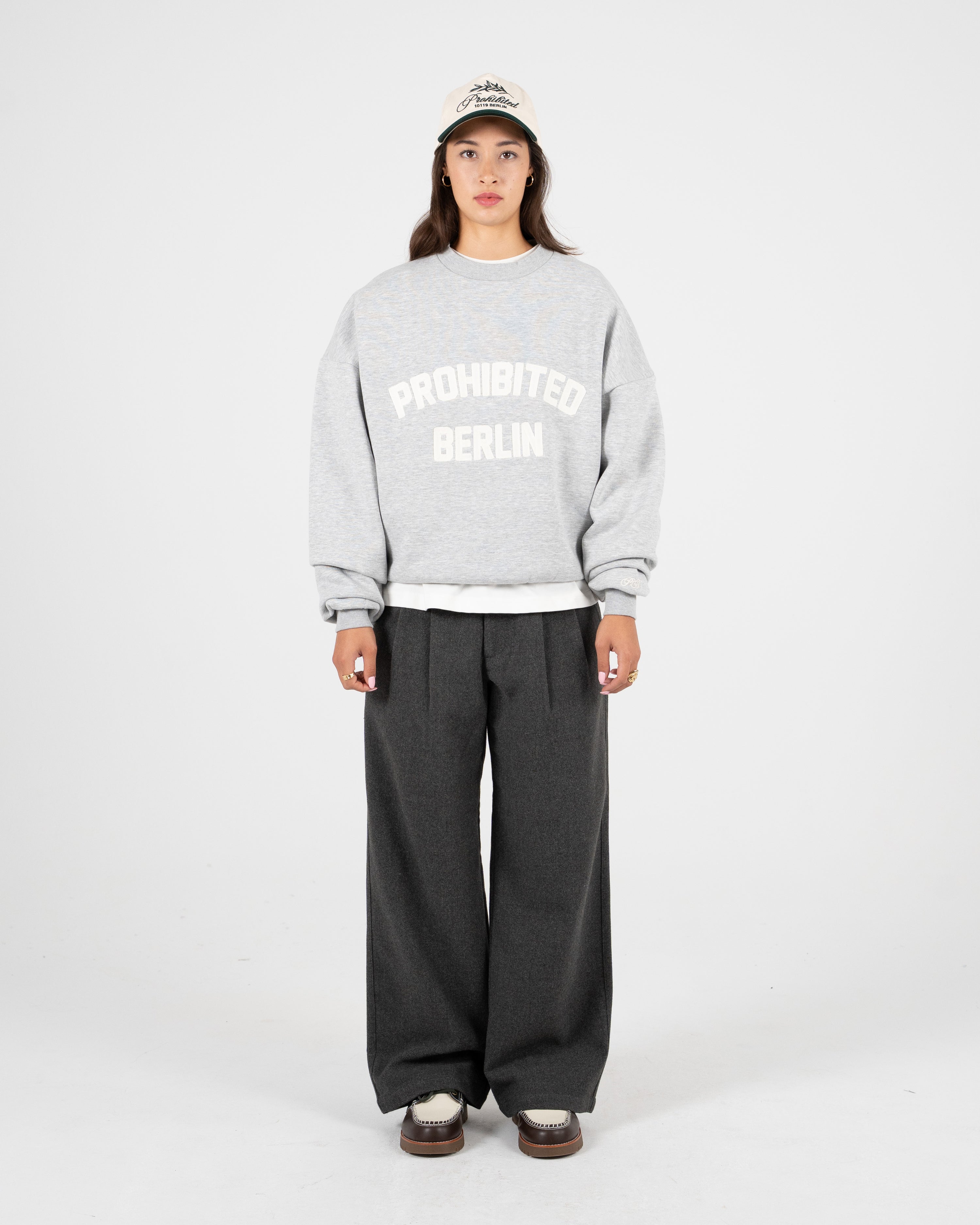 Berlin PB Crew Neck Grey Melange
