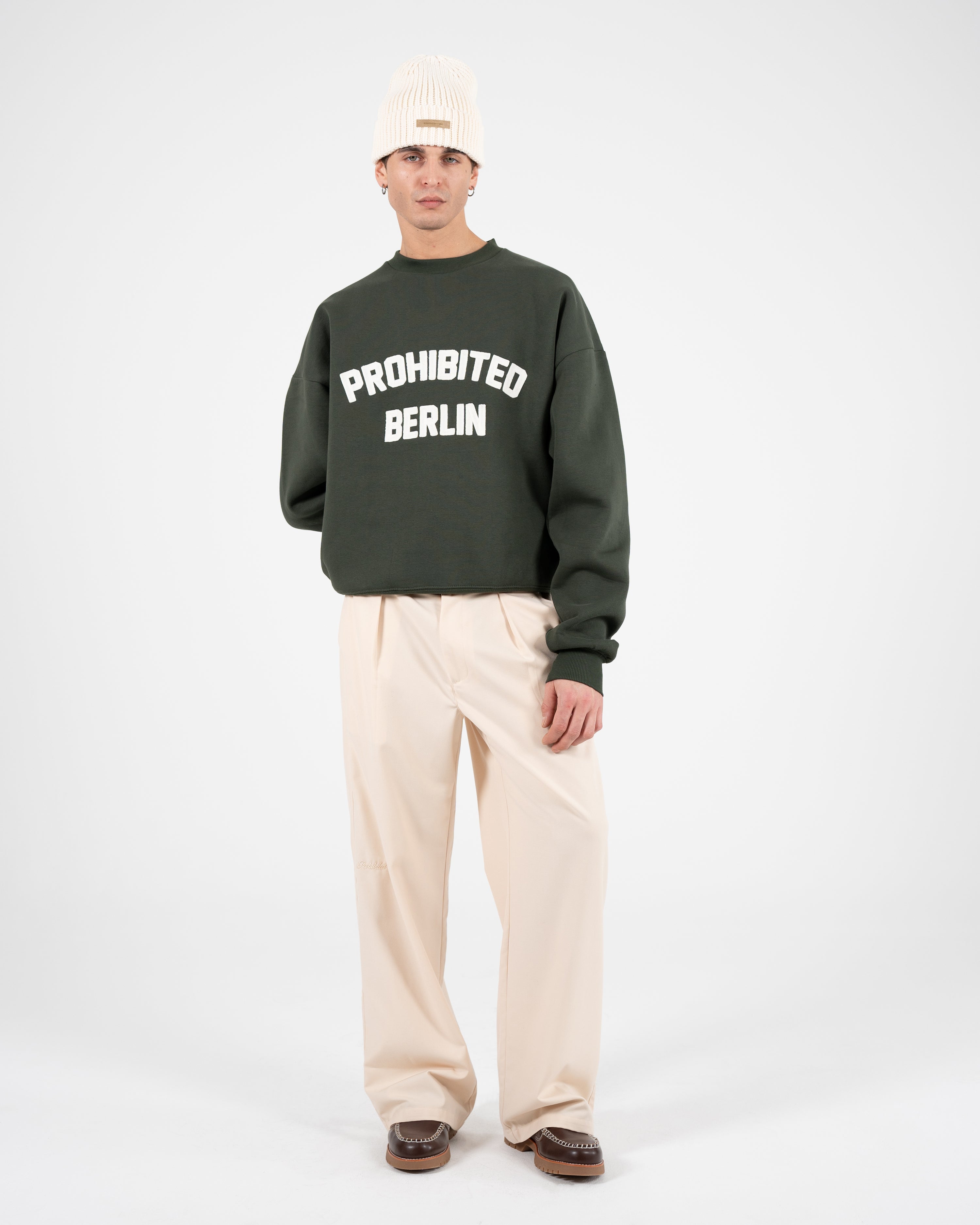 Berlin PB Crew Neck Olive