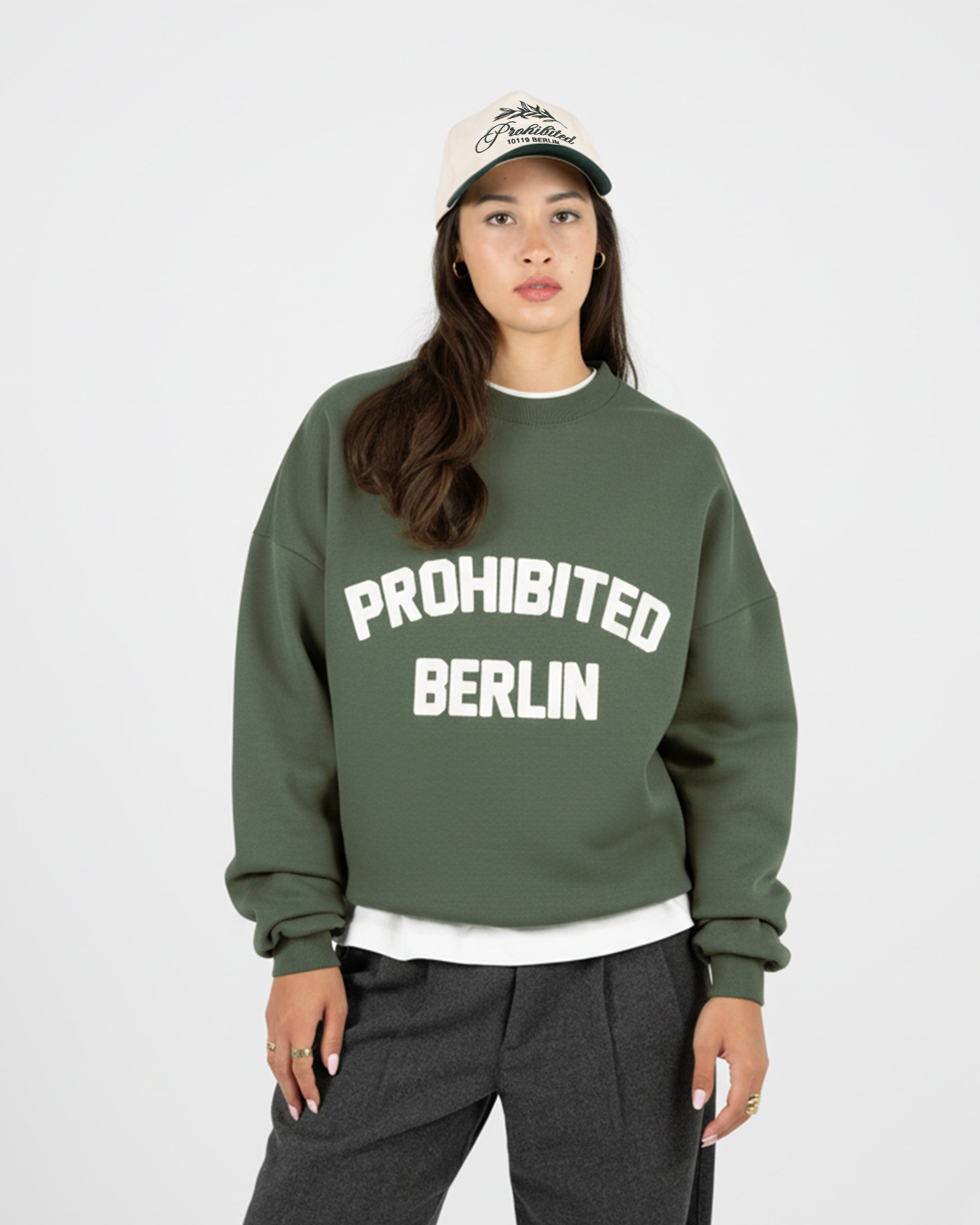 Berlin PB Crew Neck Olive