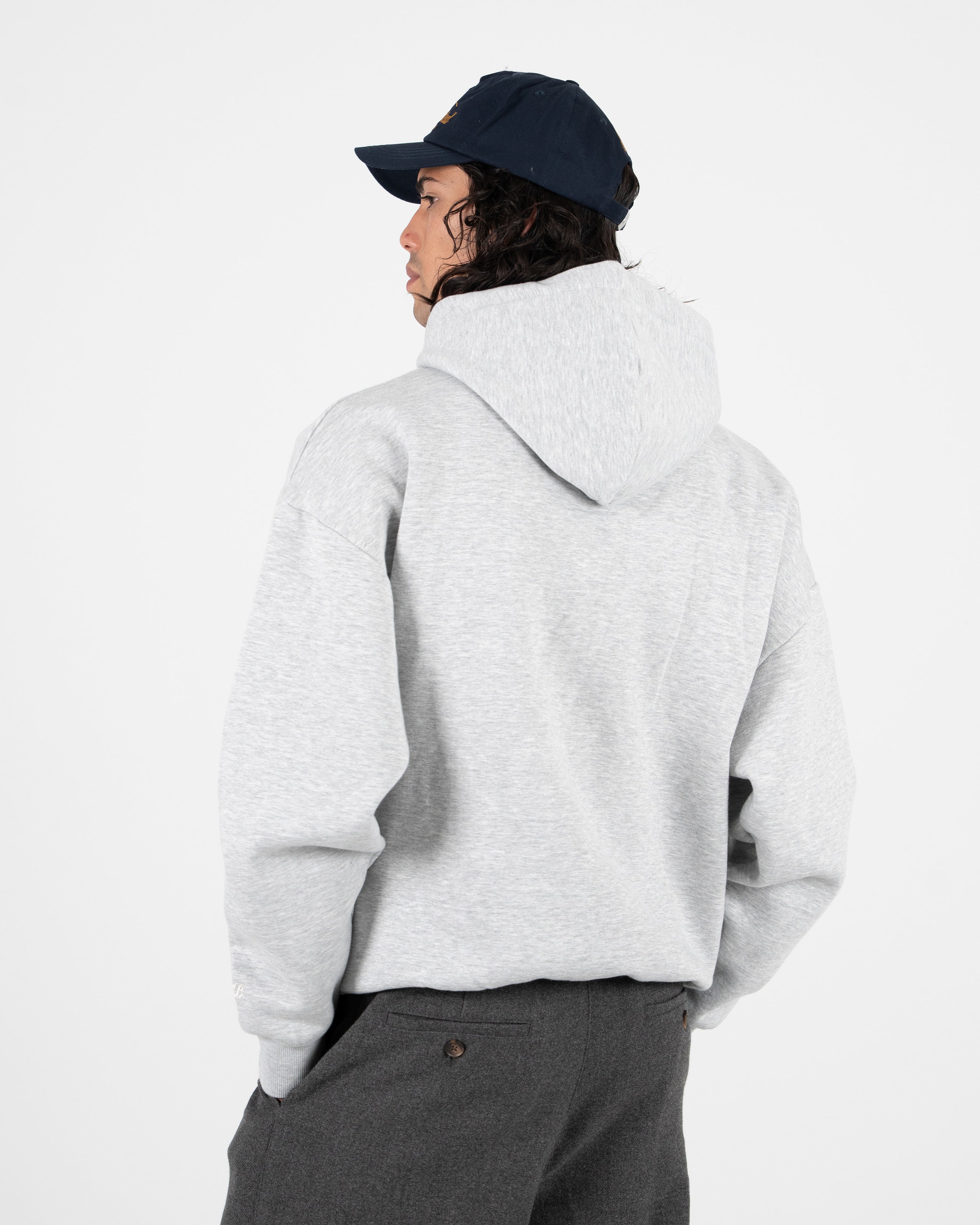 Berlin PB Hoodie Grey Melange