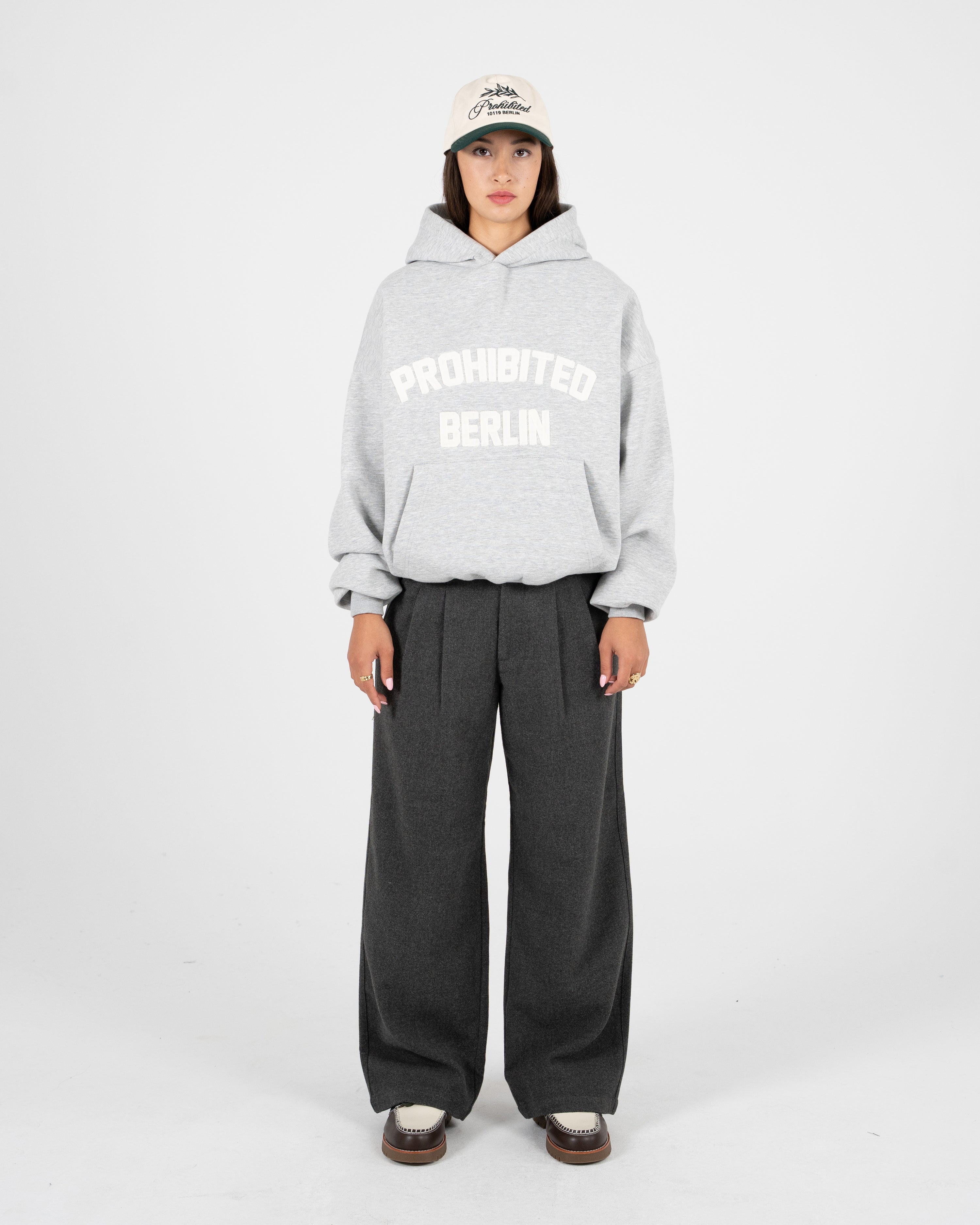 Berlin PB Hoodie Grey Melange