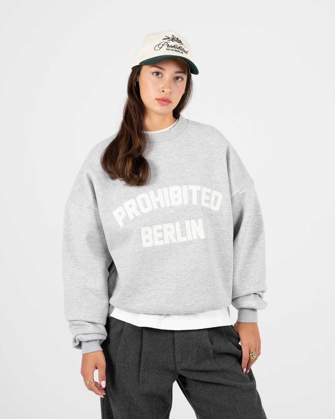 Berlin PB Crew Neck | Grey Melange