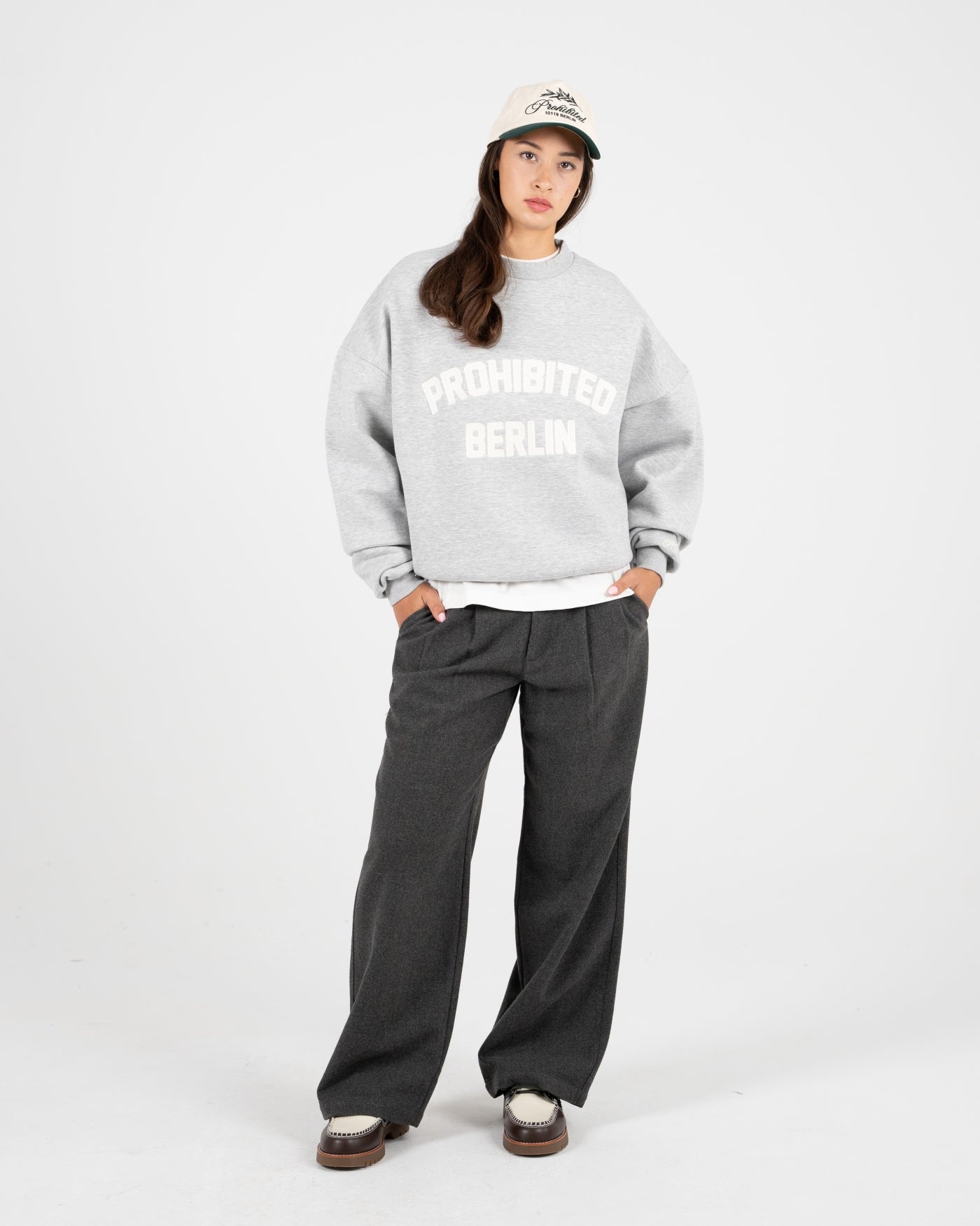 Berlin PB Crew Neck | Grey Melange