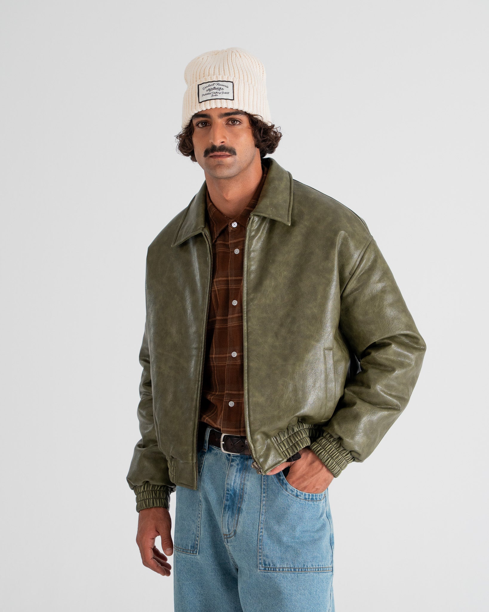 Bloom Bomber Jacket Green