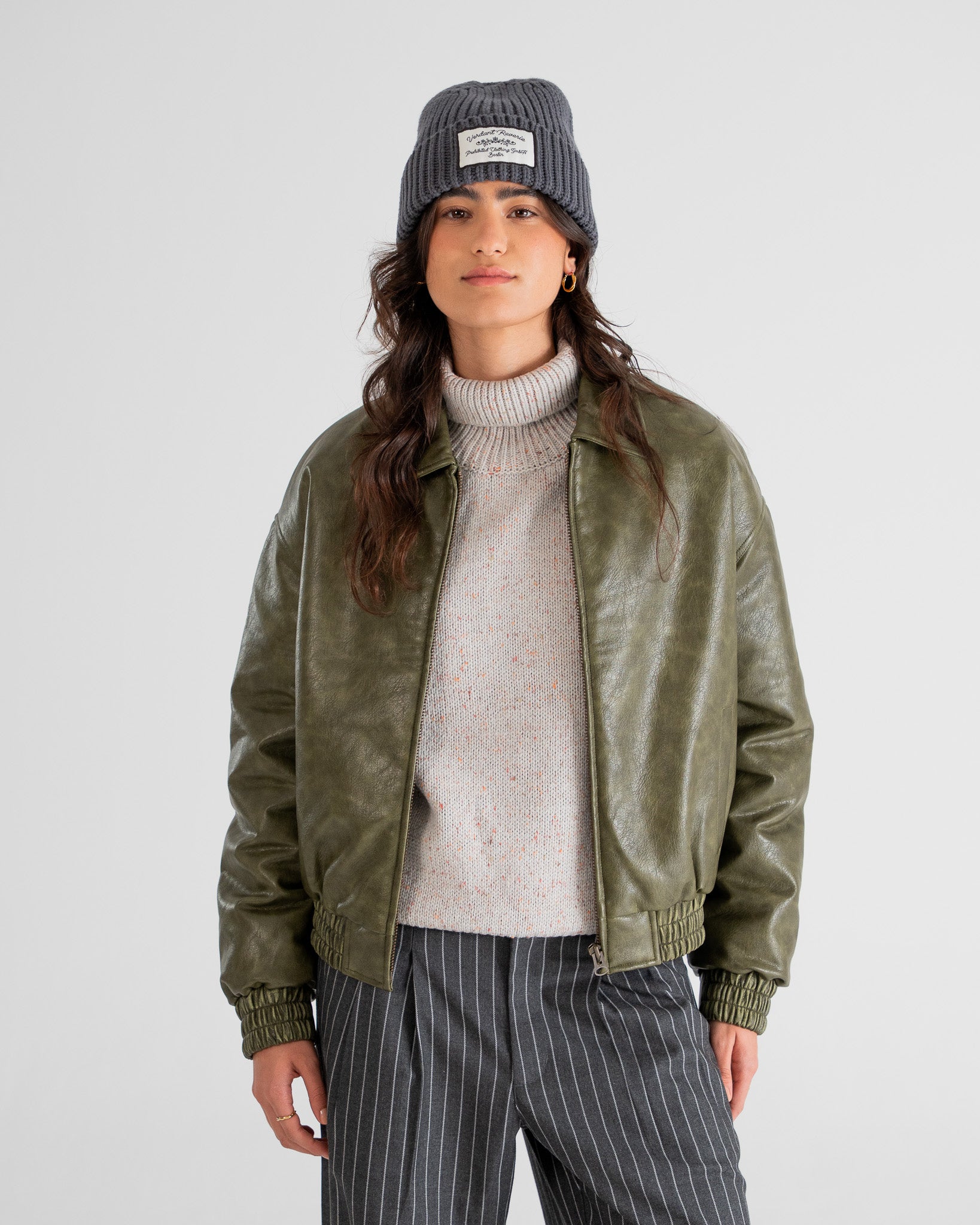 Bloom Bomber Jacket Green