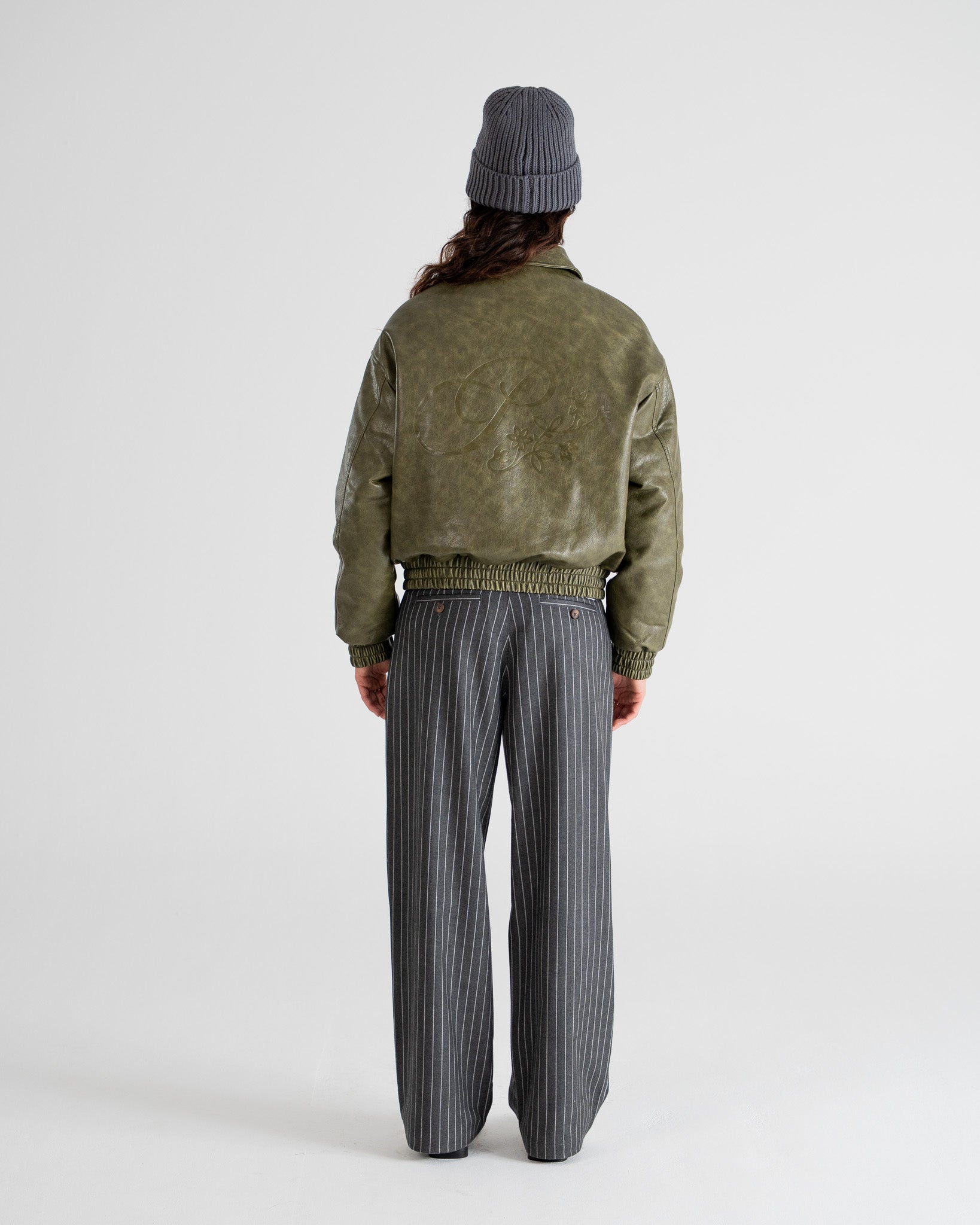 Bloom Bomber Jacket Green