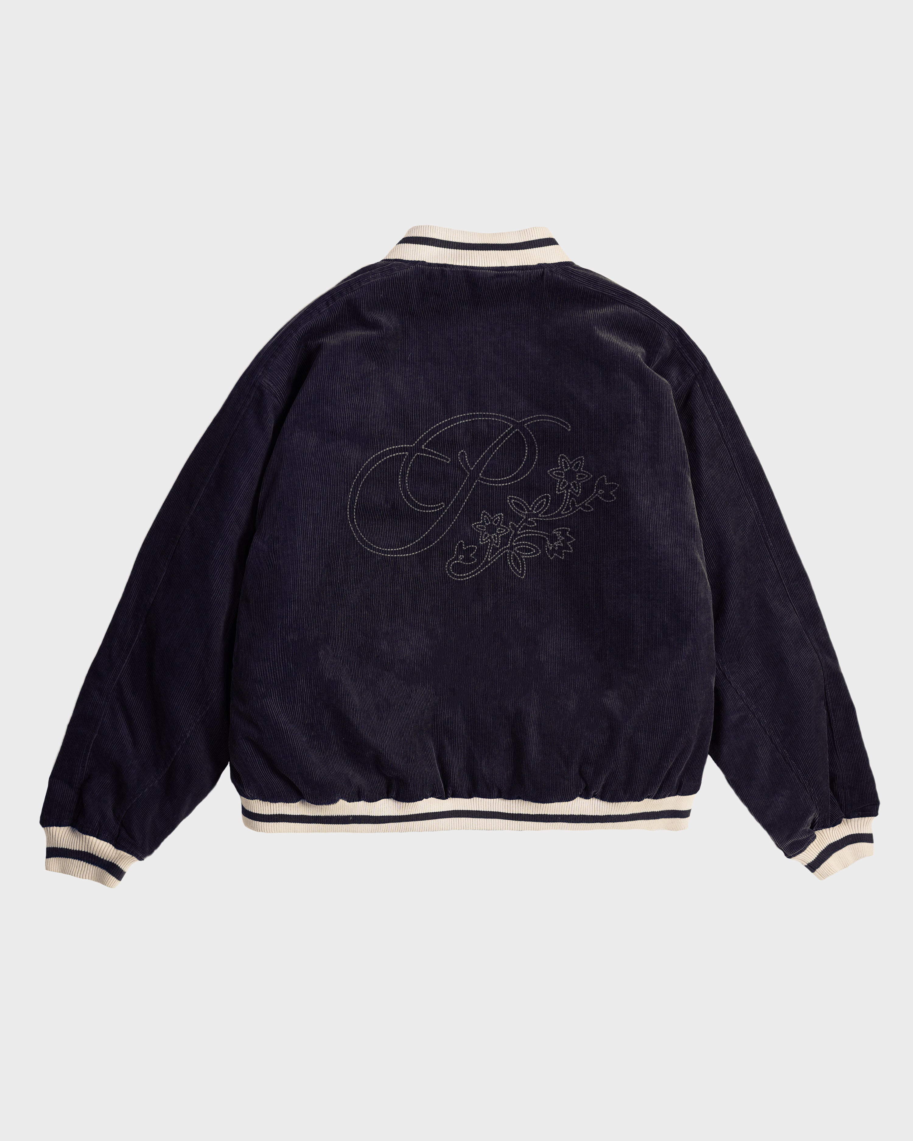 Bloom Corduroy  Bomber Jacket Navy