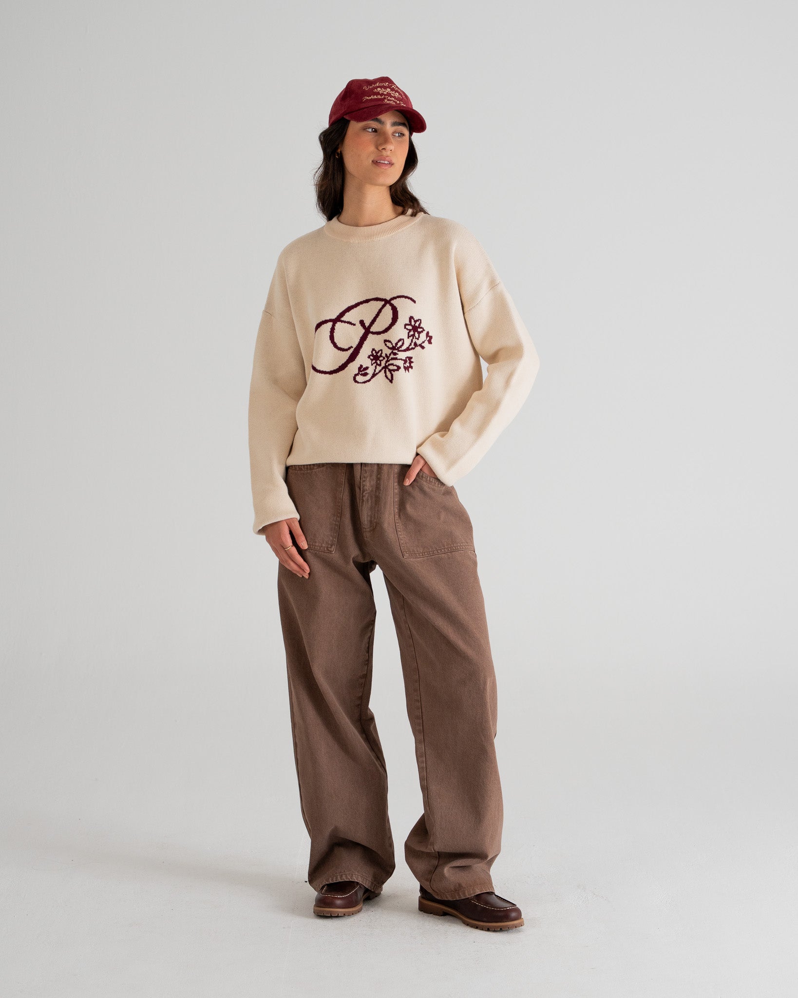 Bloom Knit Sweater Cream