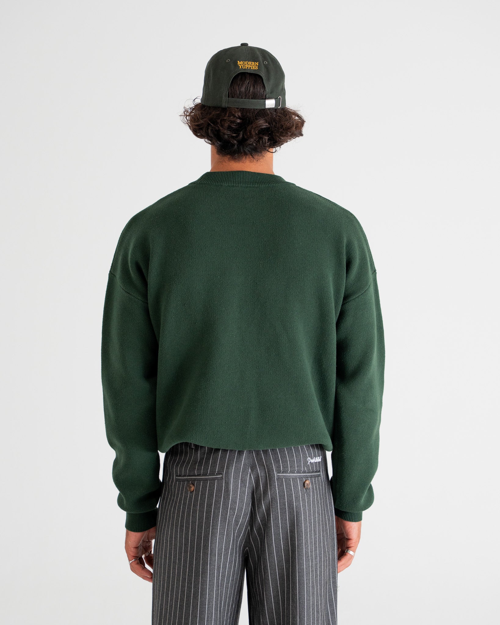 Bloom Knit Sweater Dark Green