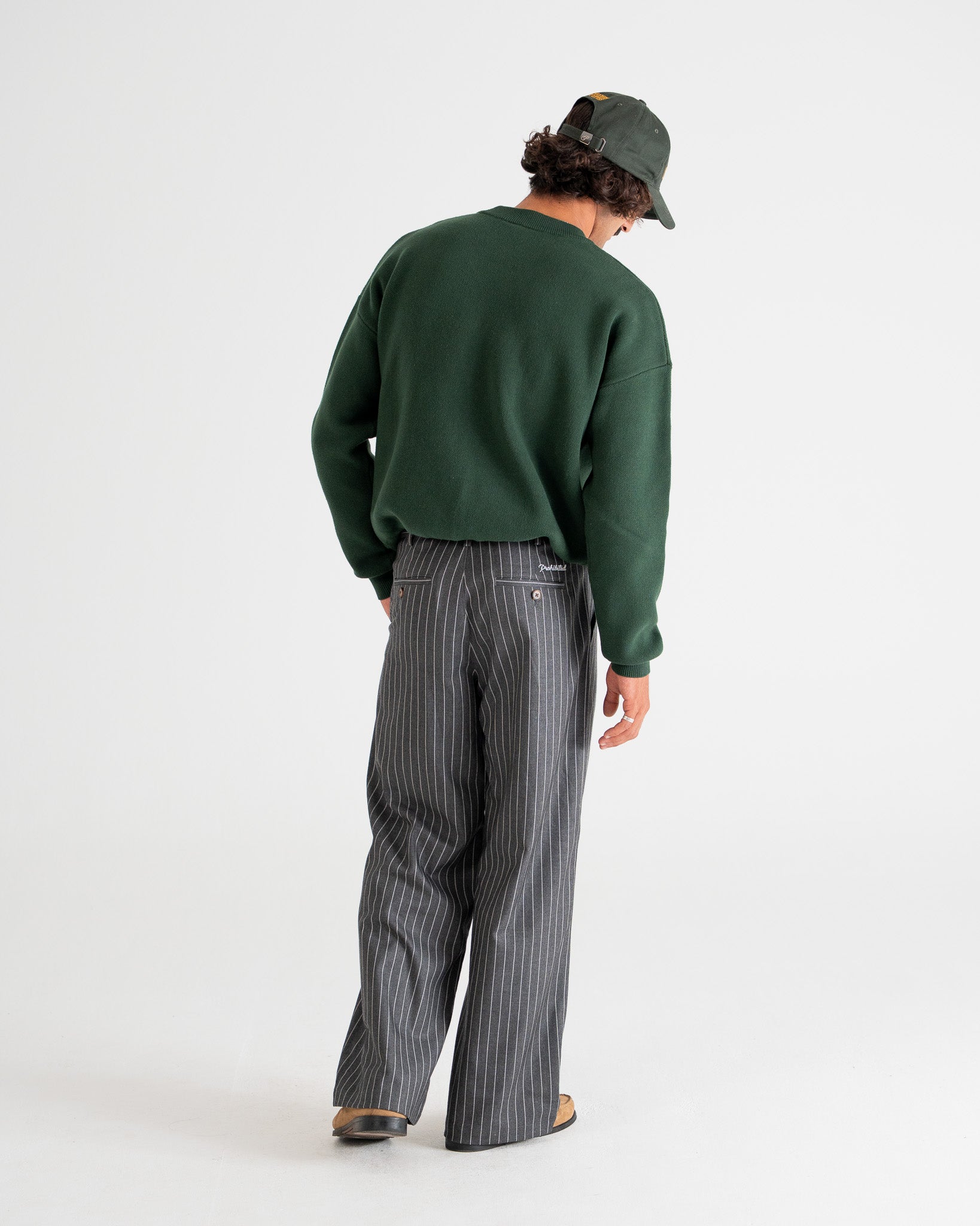 Bloom Knit Sweater Dark Green