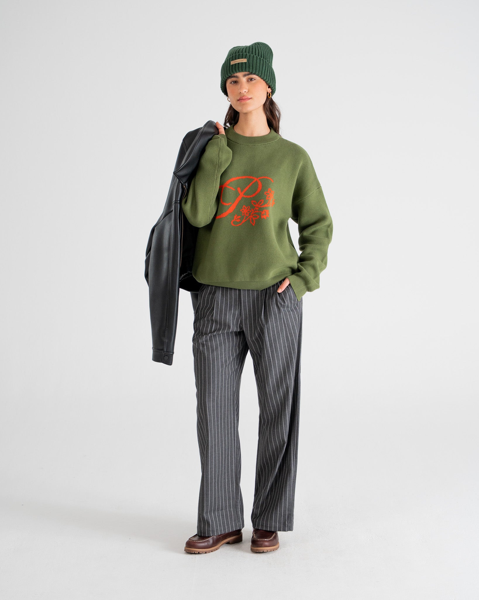 Bloom Knit Sweater Light Green