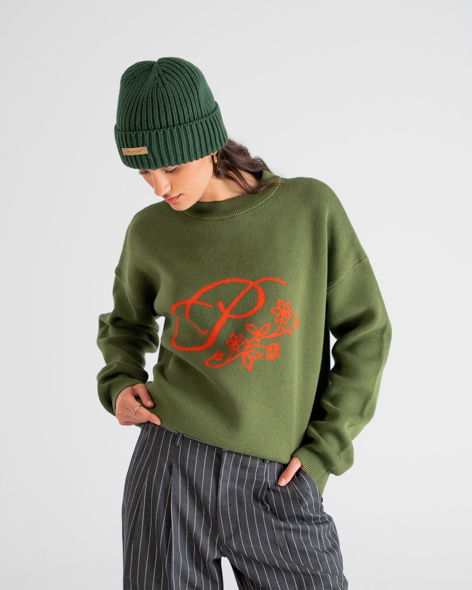 Bloom Knit Sweater Light Green