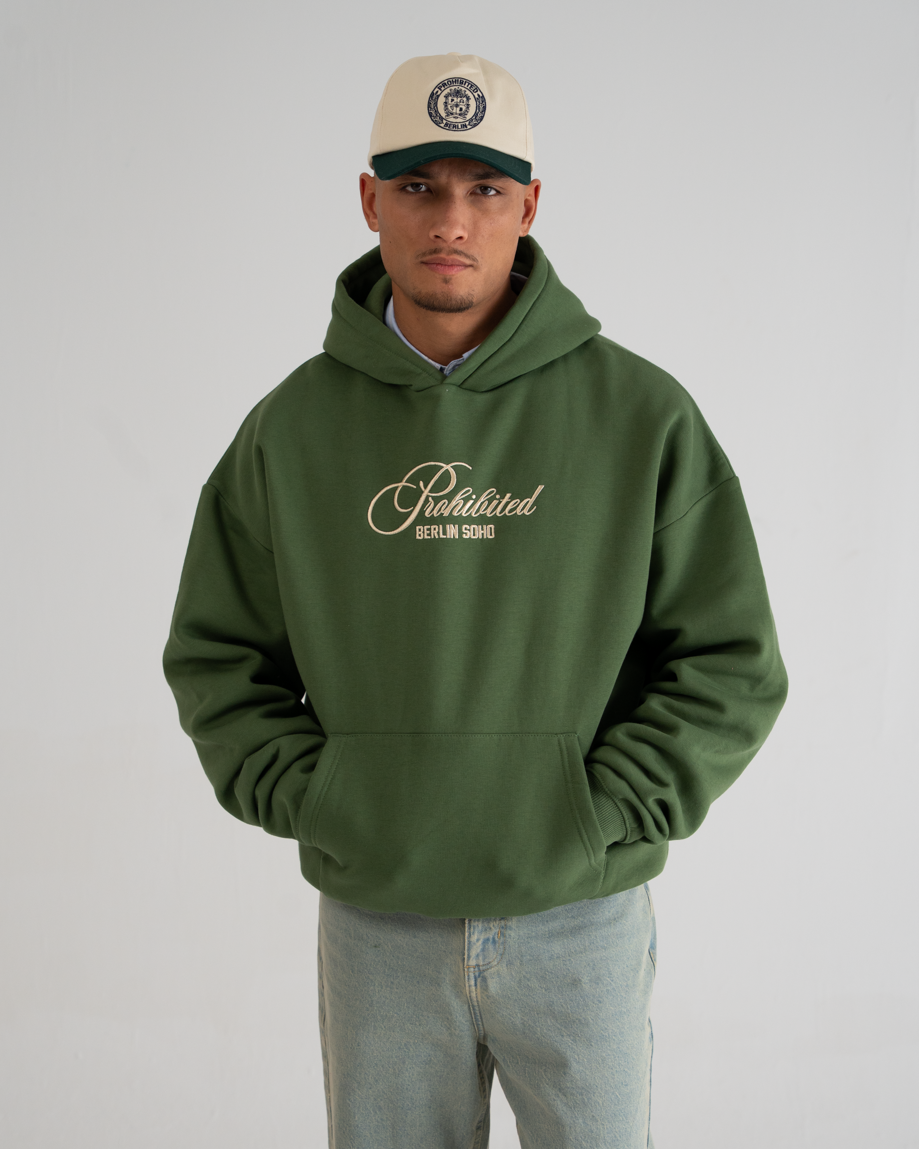 Bohemian Hoodie Vintage Green