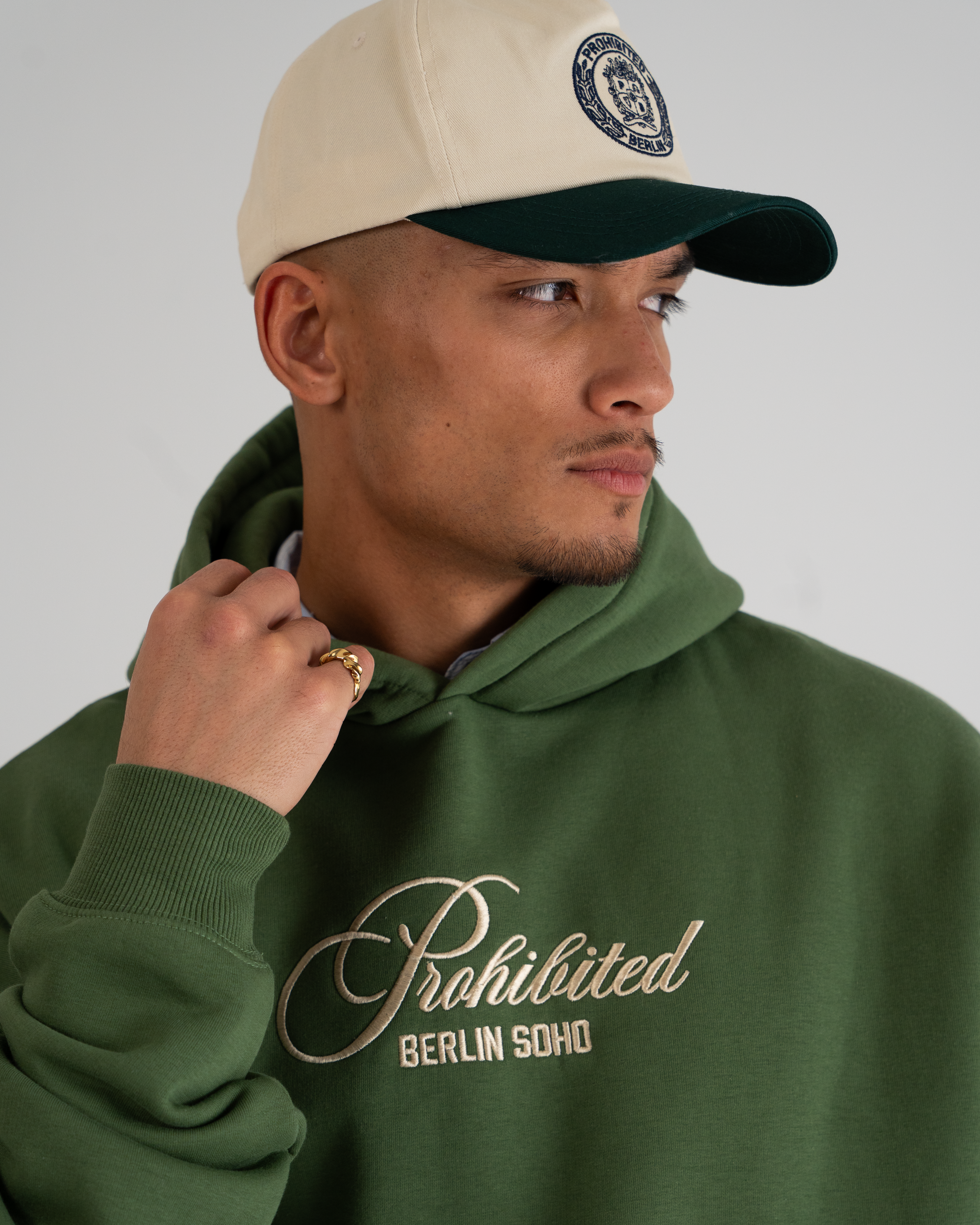 Bohemian Hoodie Vintage Green