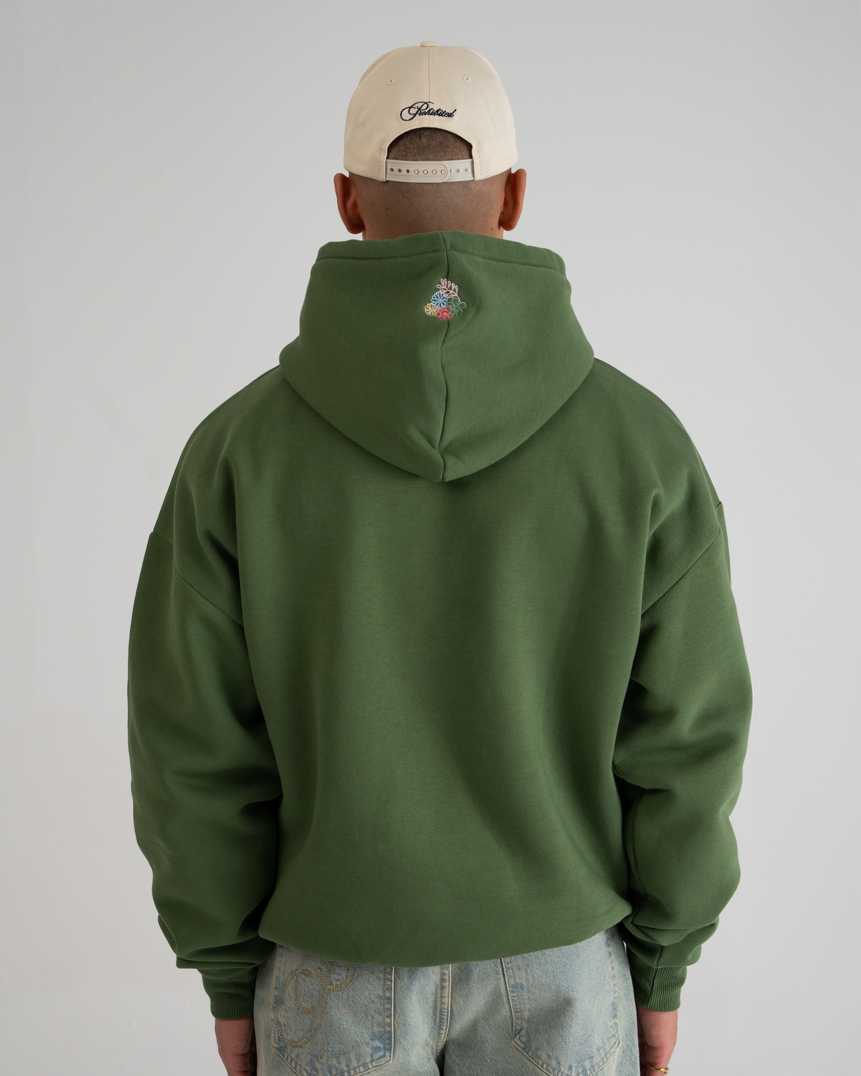 Bohemian Hoodie Vintage Green