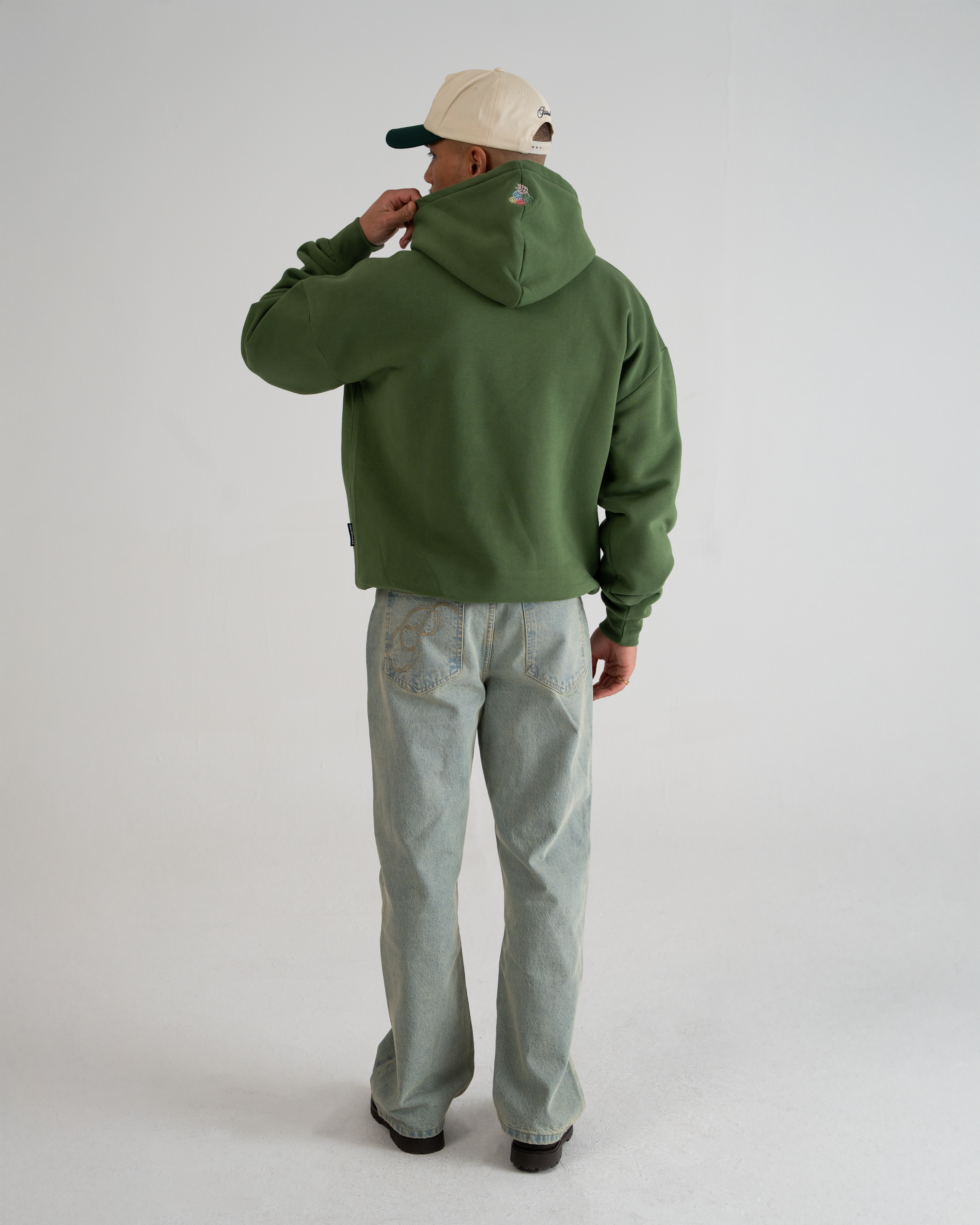 Bohemian Hoodie Vintage Green