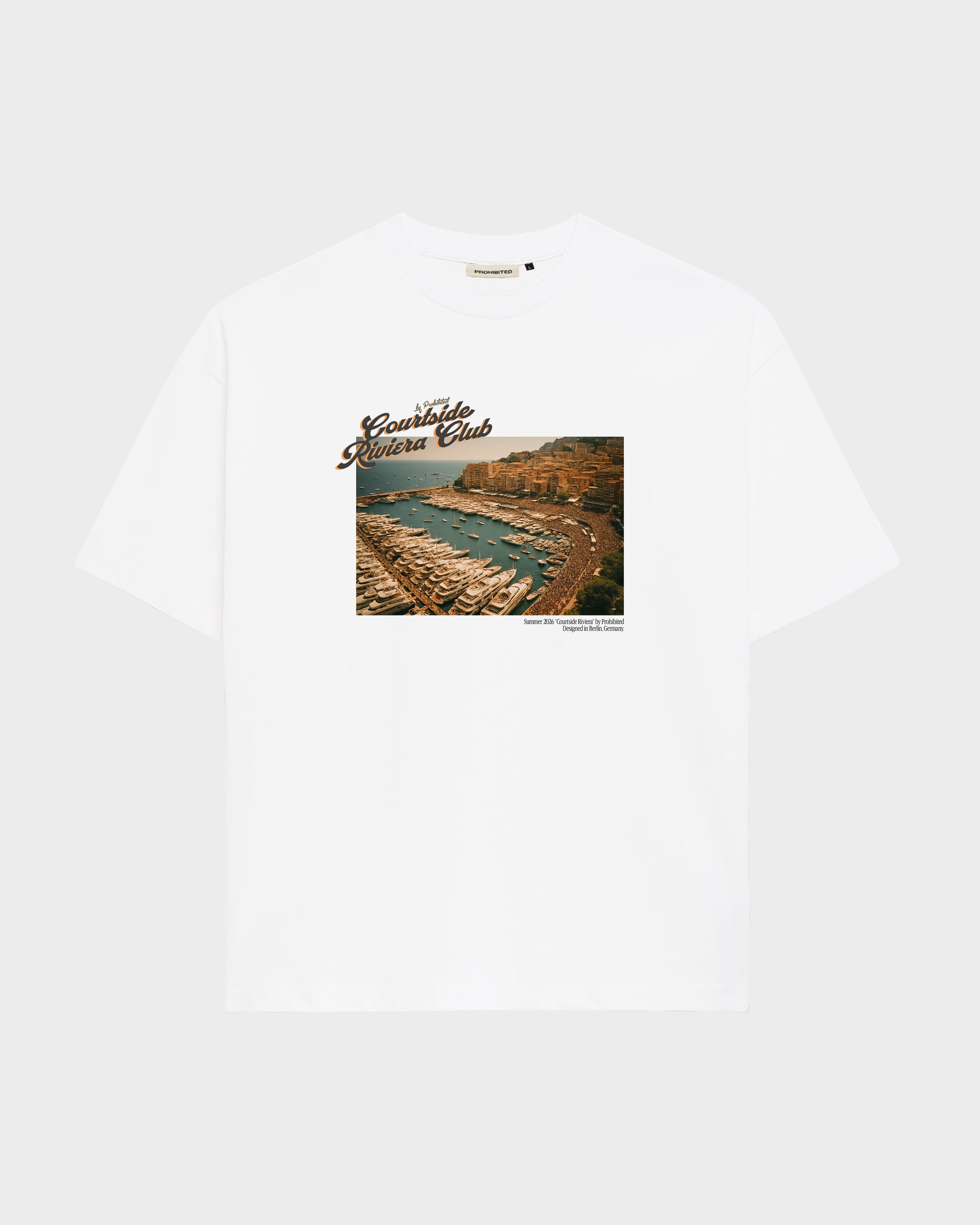 Champagne Courtside Tee Off White