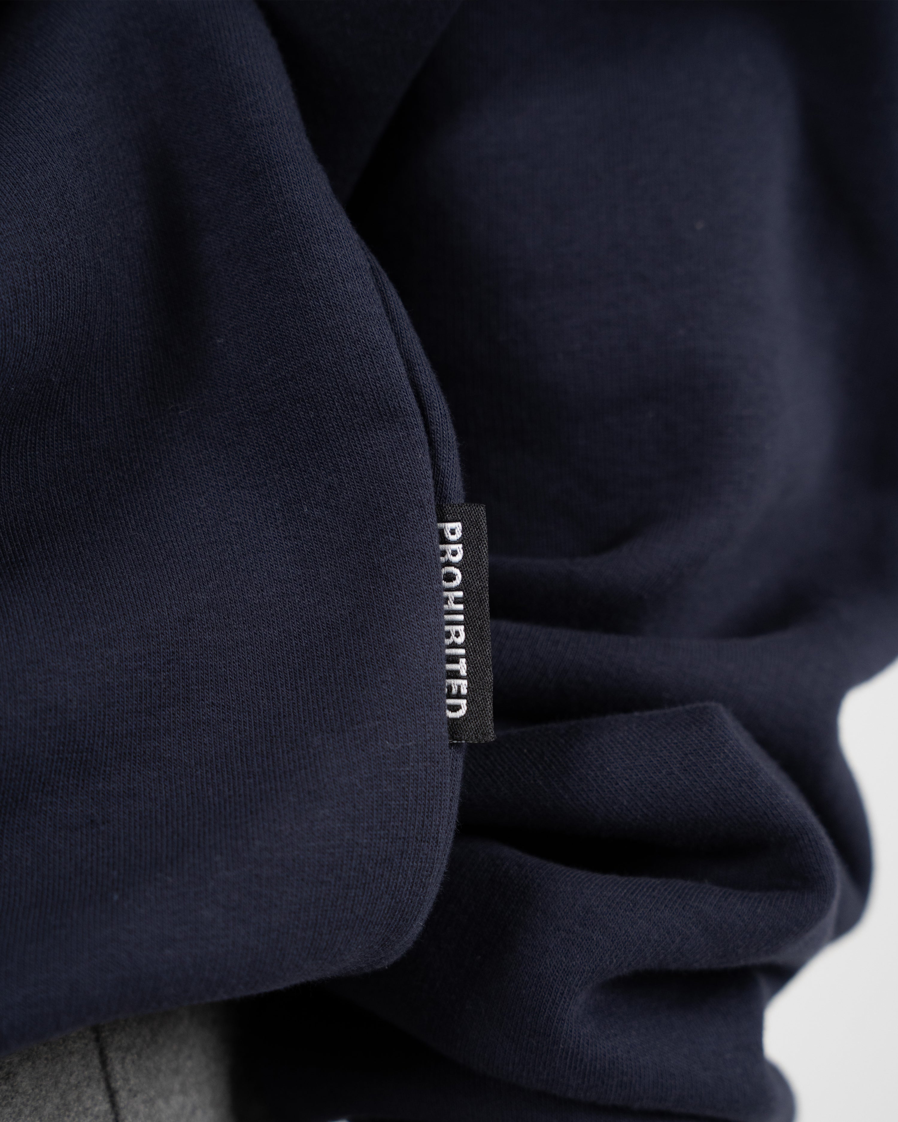 Club Member Contrast Zip-Hoodie Navy
