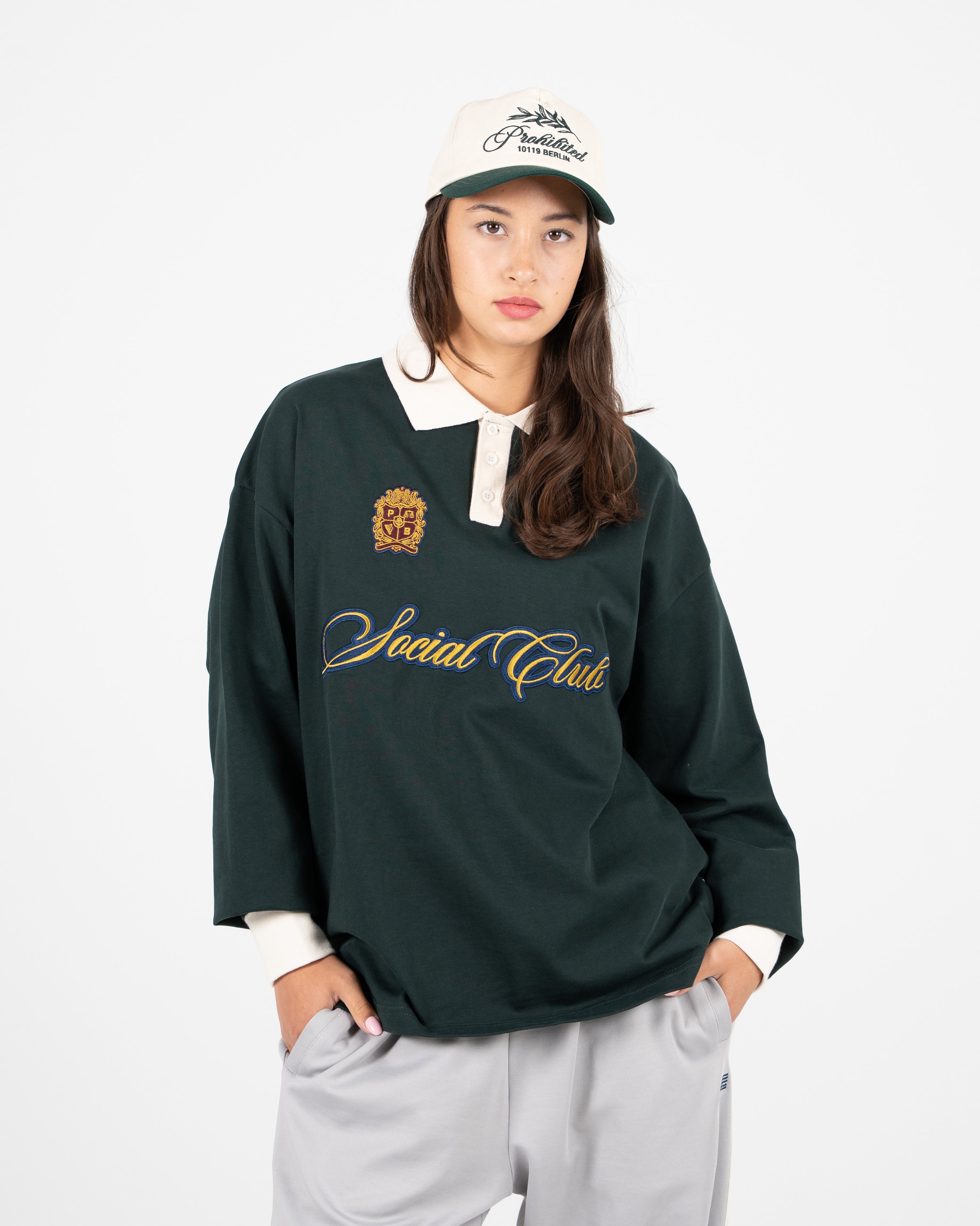 Club Polo Longsleeve Green