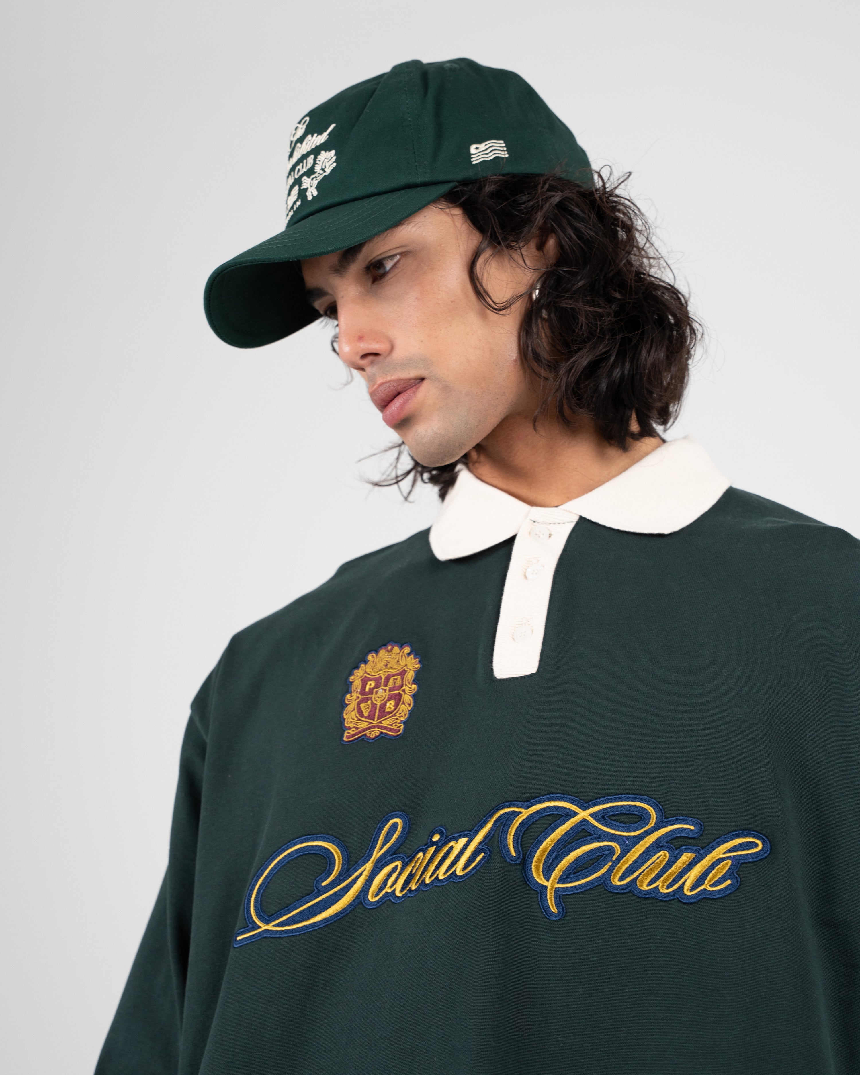 Club Polo Longsleeve Green