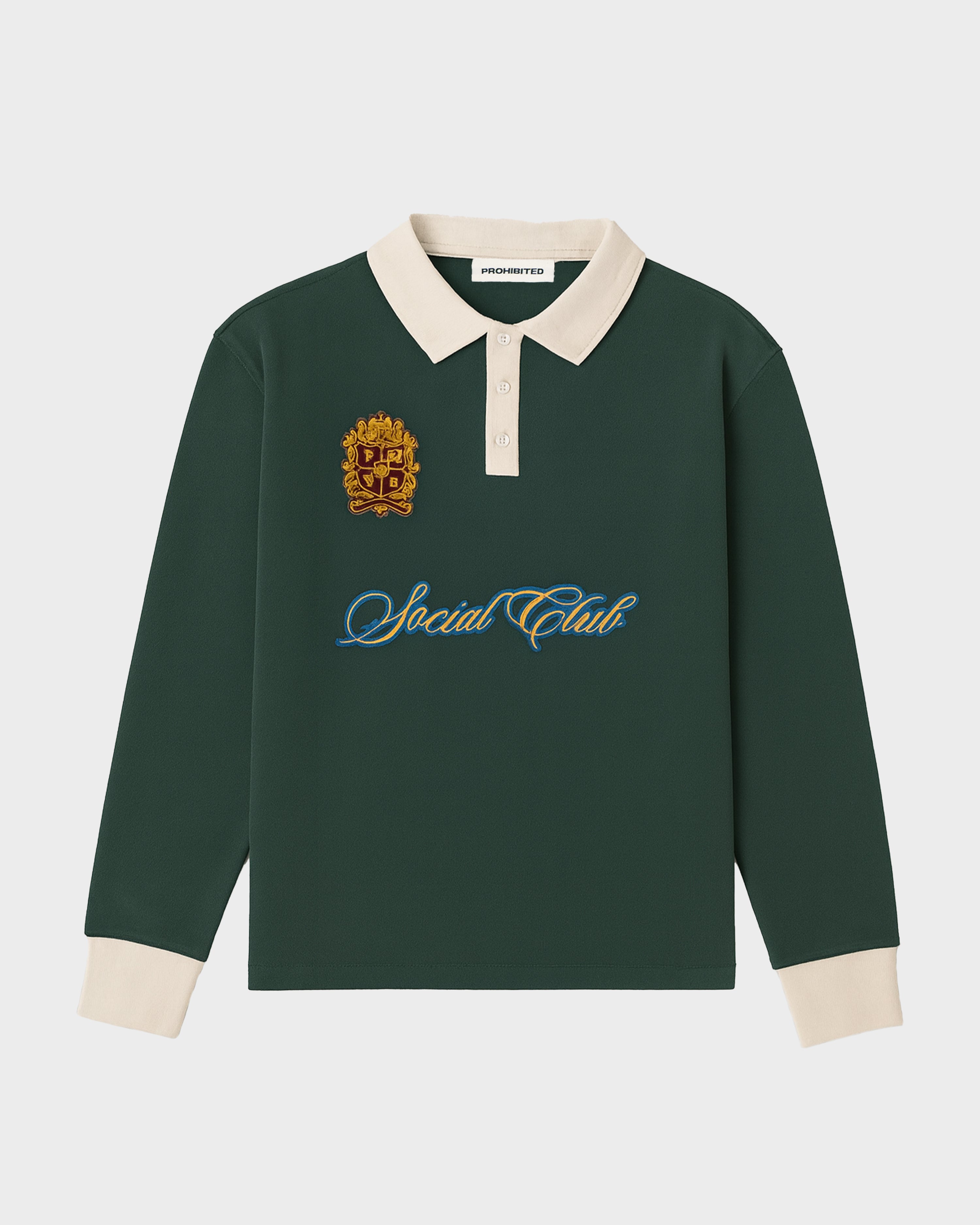 Club Polo Longsleeve Green