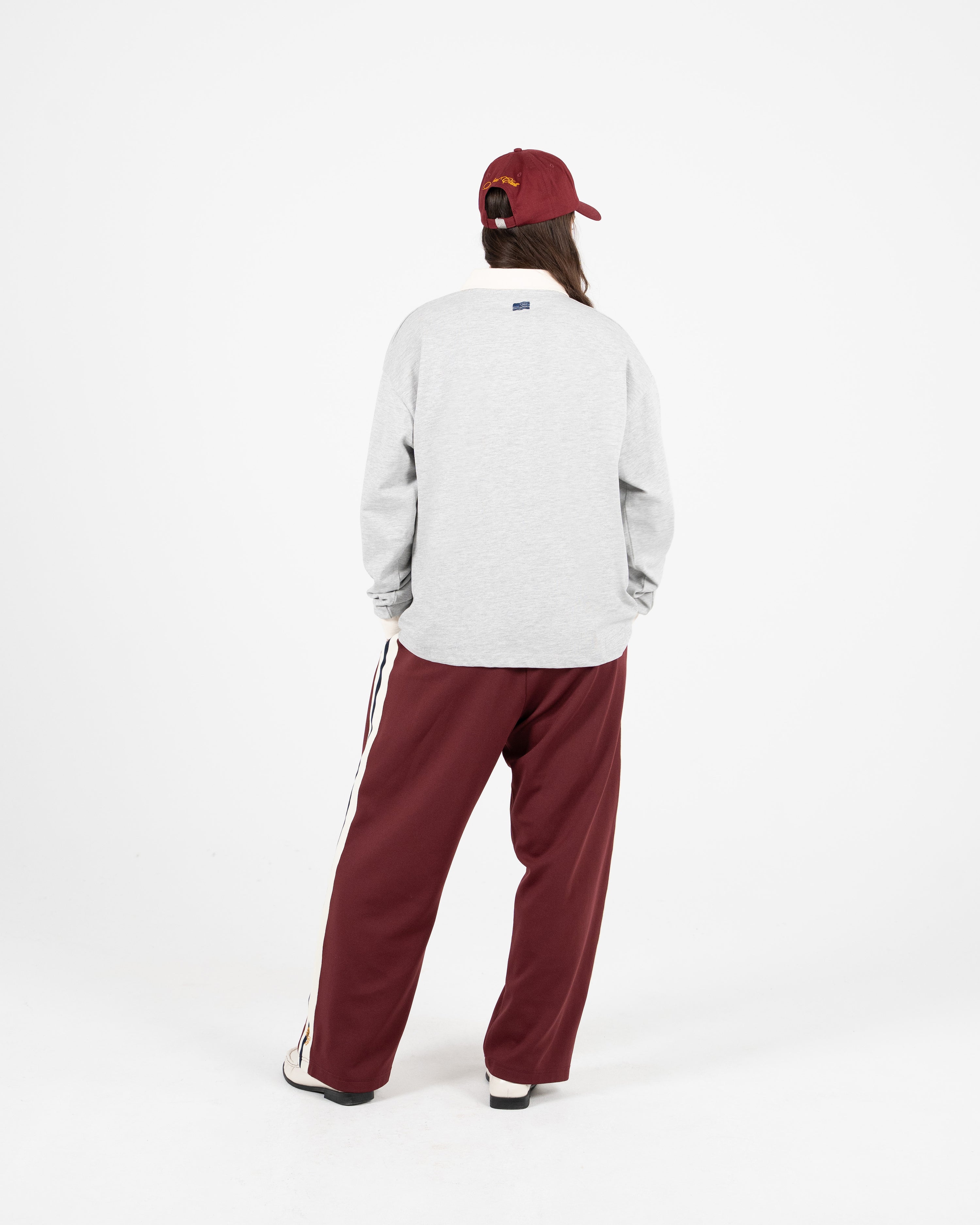 Club Polo Longsleeve Grey Melange