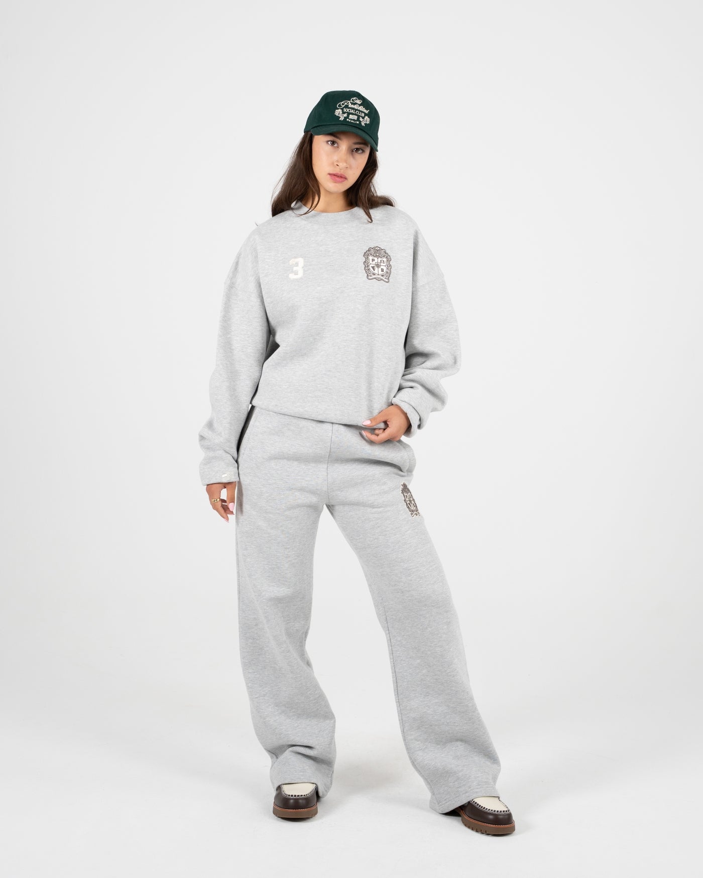 Club Member Crew Neck | Grey Melange