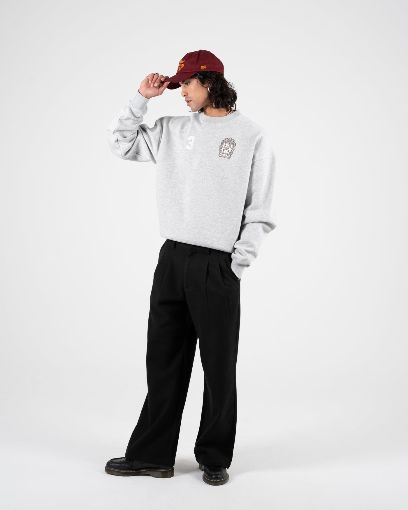 Club Member Crew Neck | Grey Melange
