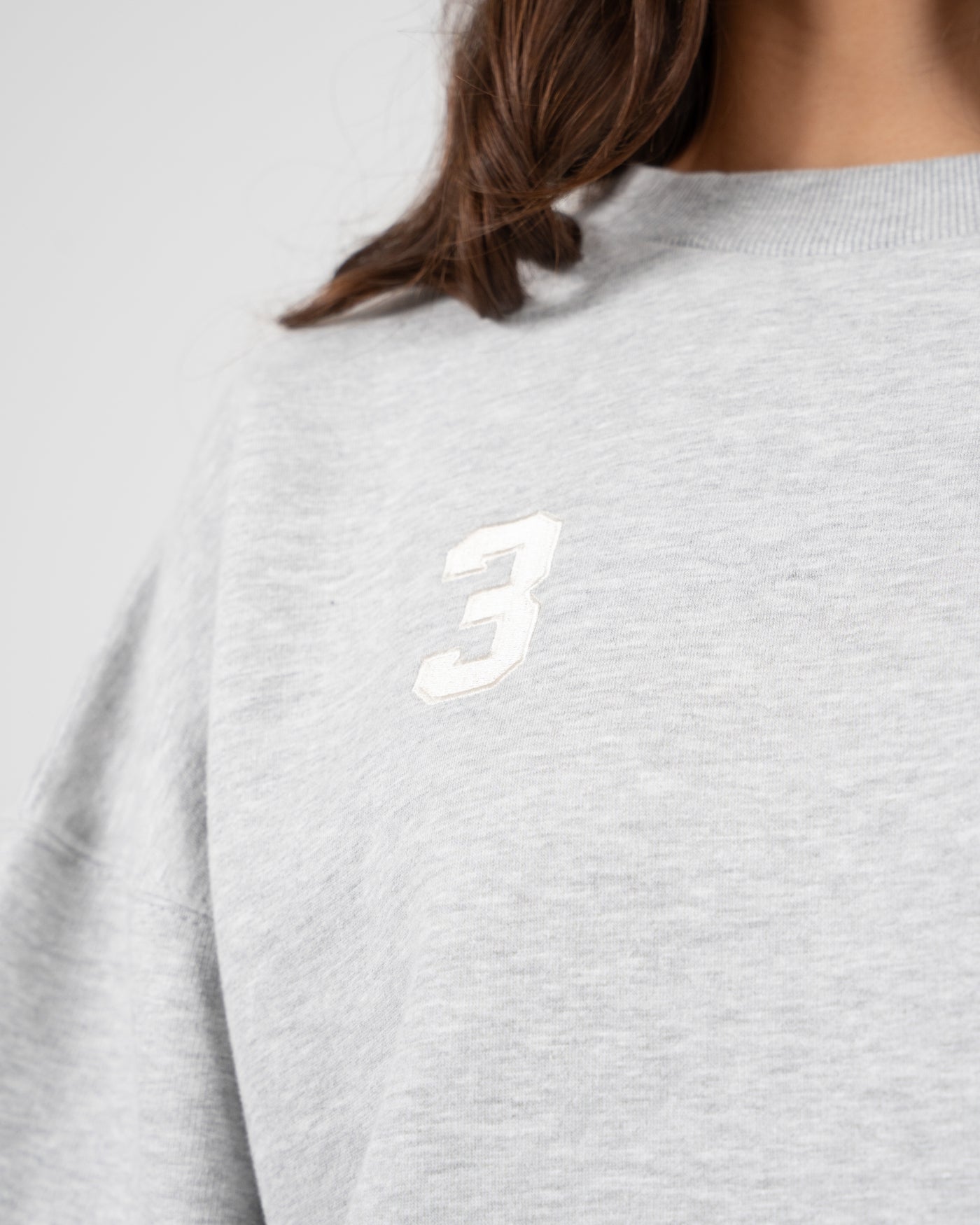 Club Member Crew Neck | Grey Melange