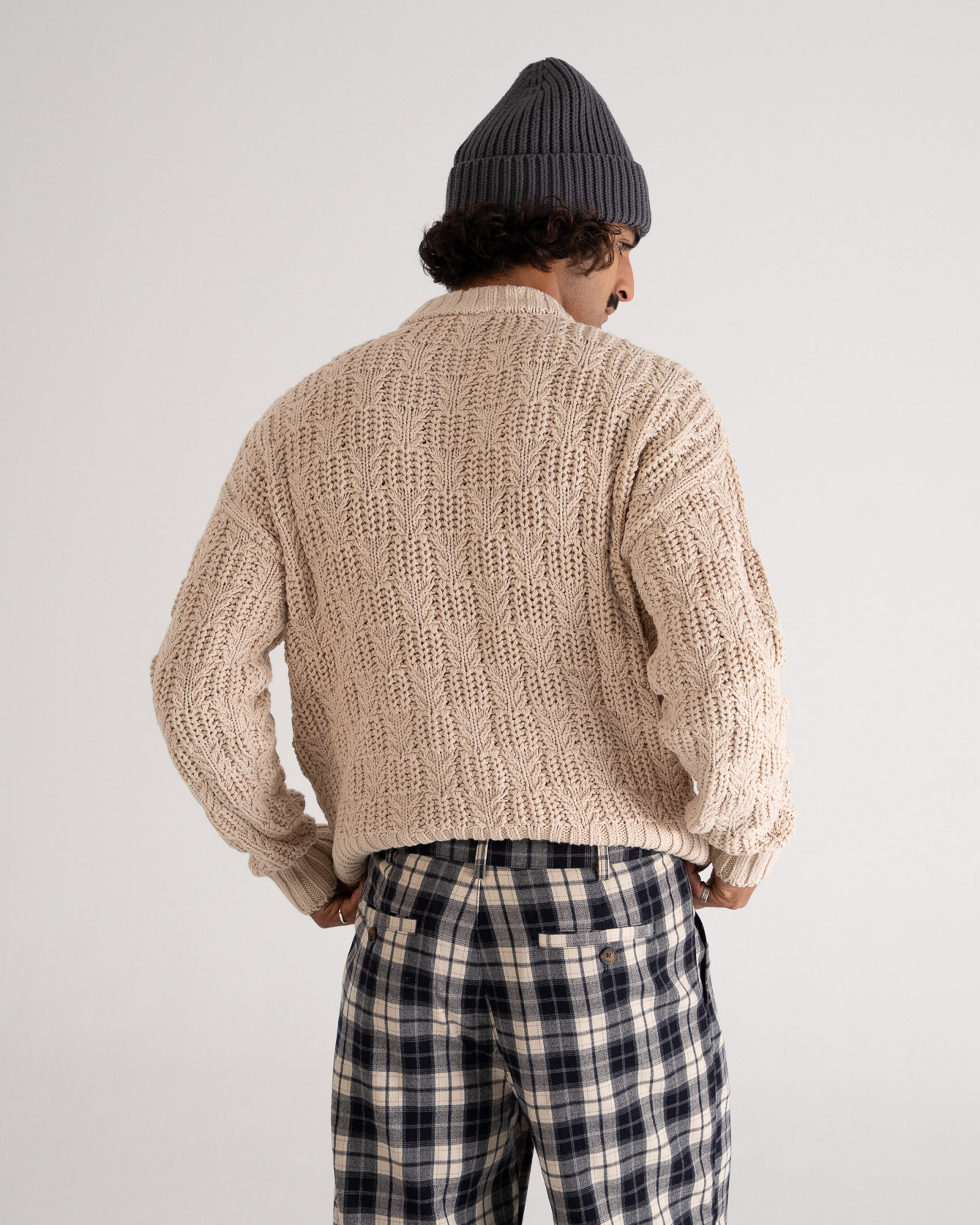 Cottage Knit Sweater Beige