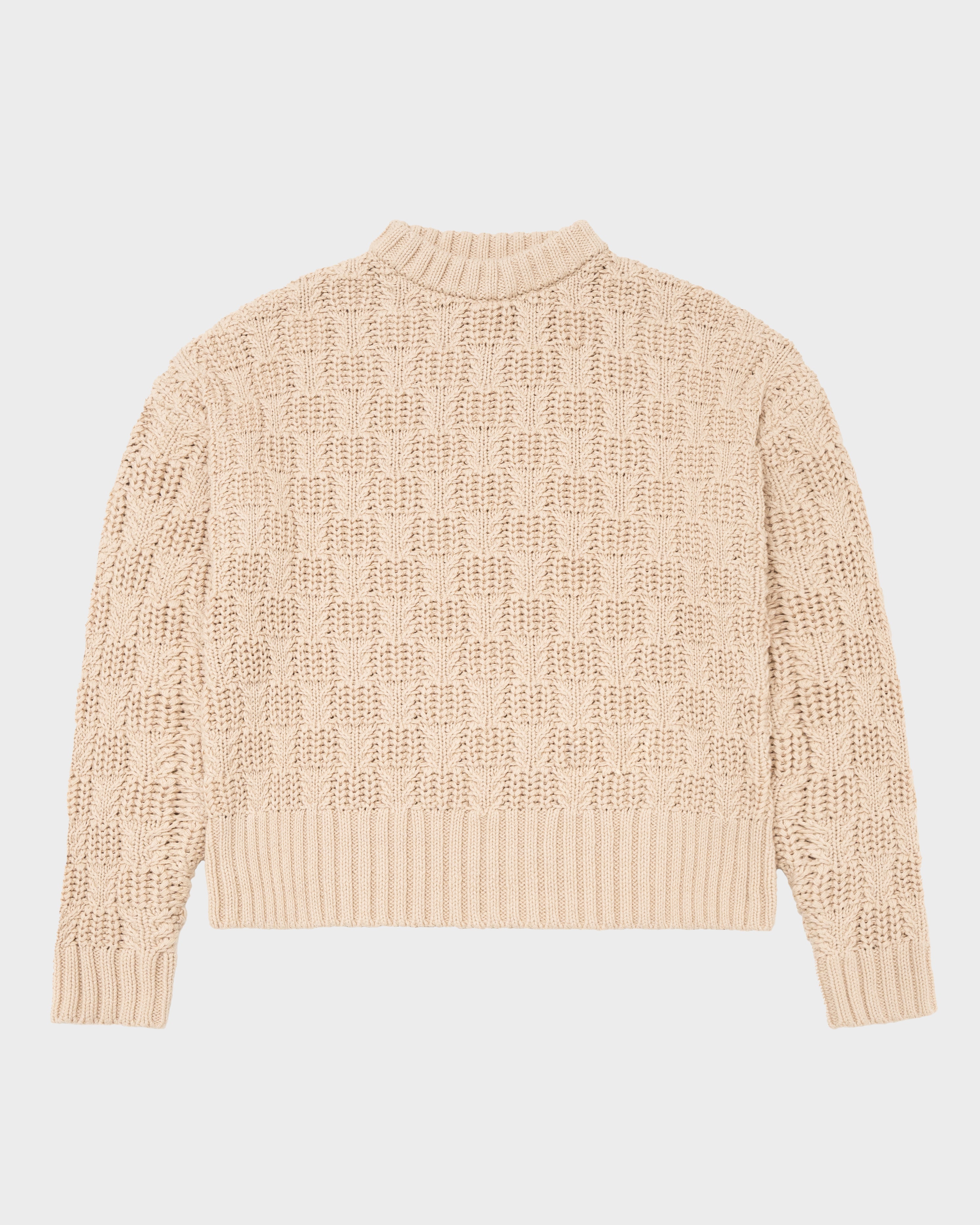 Cottage Knit Sweater Beige