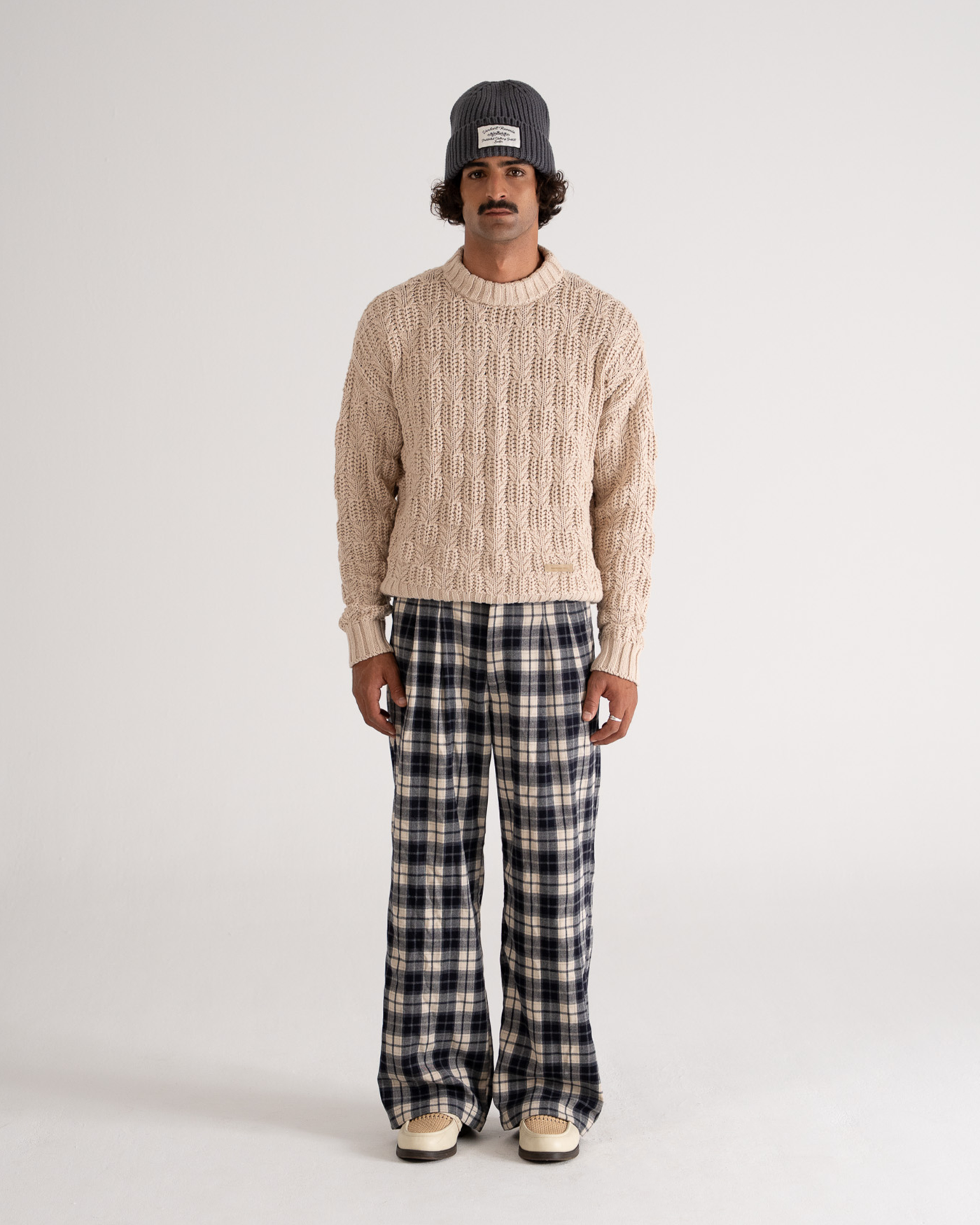 Cottage Knit Sweater | Beige