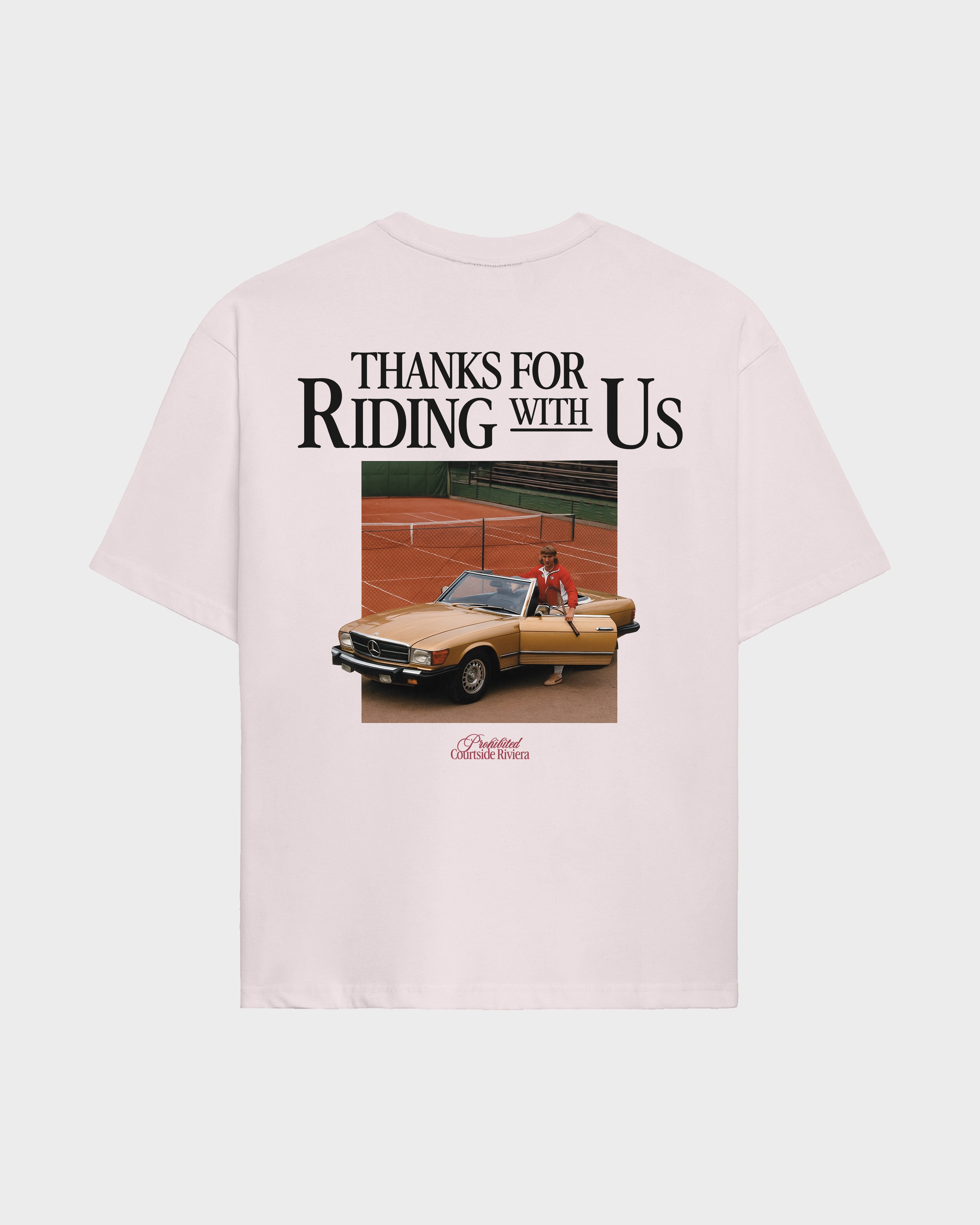 Courtside Riviera Tee Rose