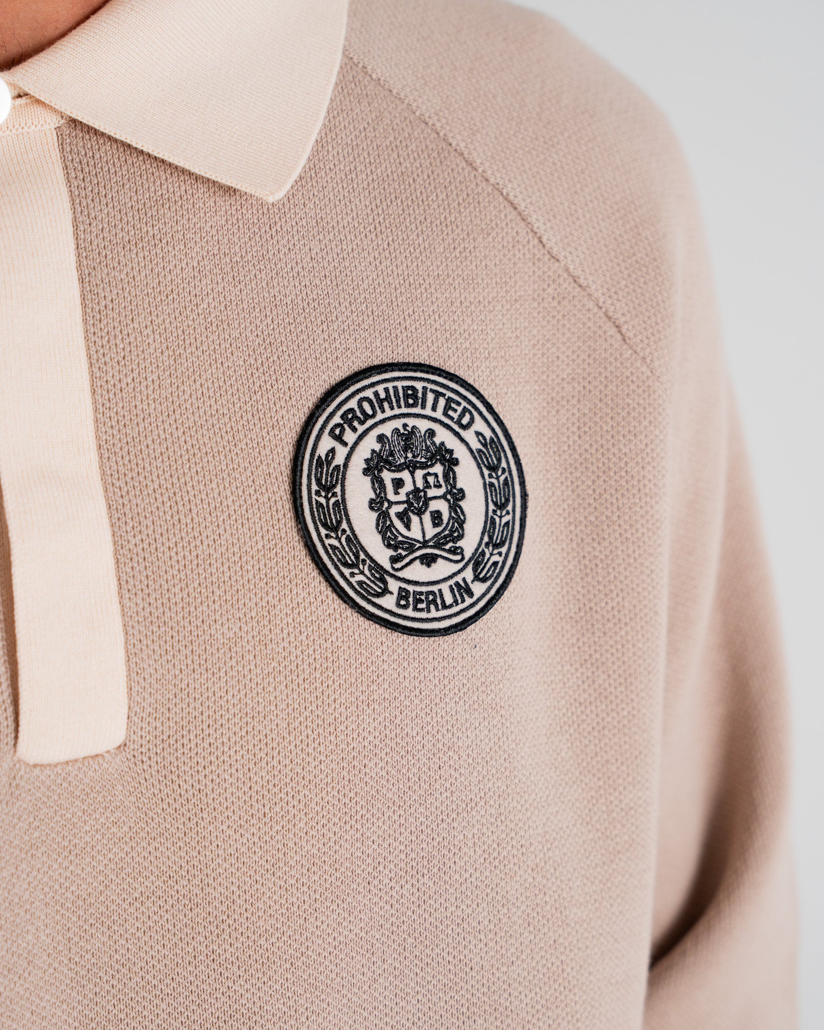 Cup Knitted Jersey Beige