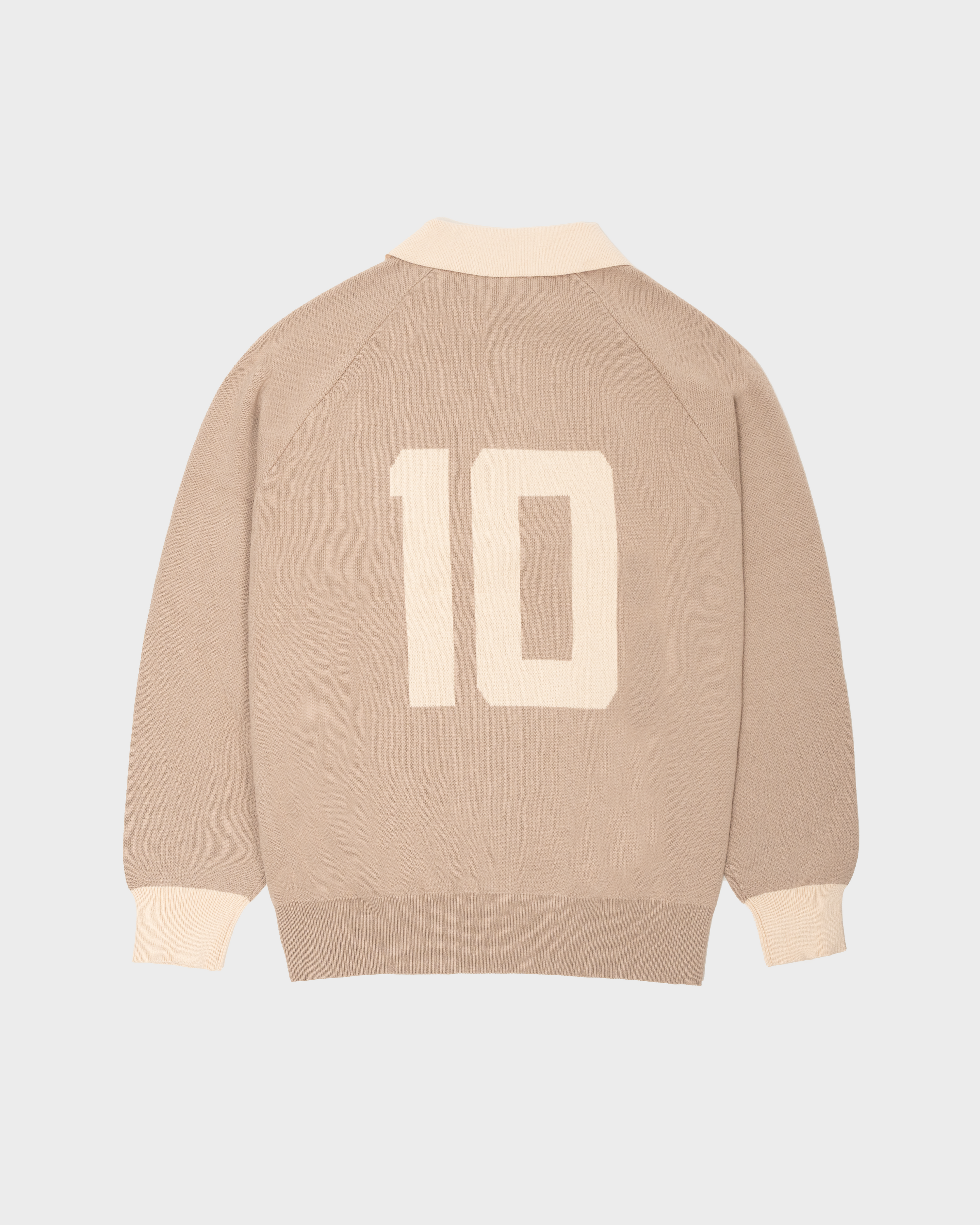 Cup Knitted Jersey Beige