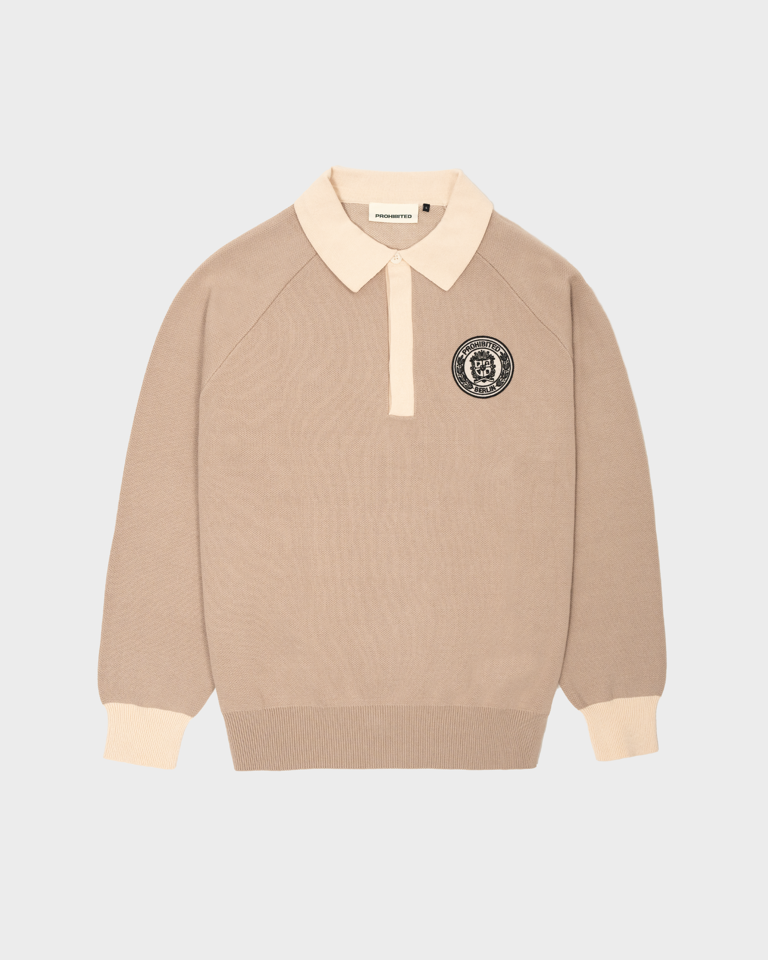 Cup Knitted Jersey Beige