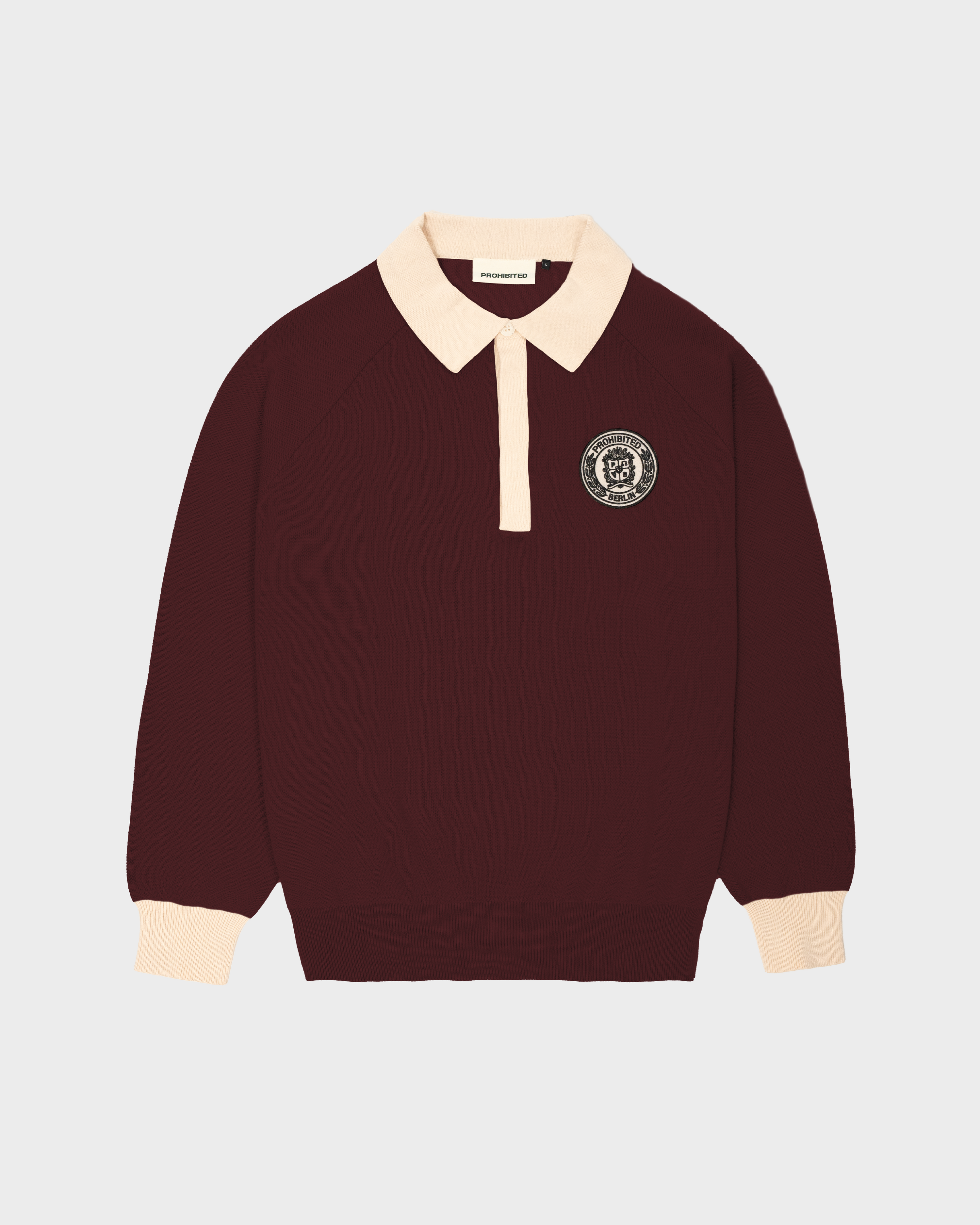 Cup Knitted Jersey Bordeaux