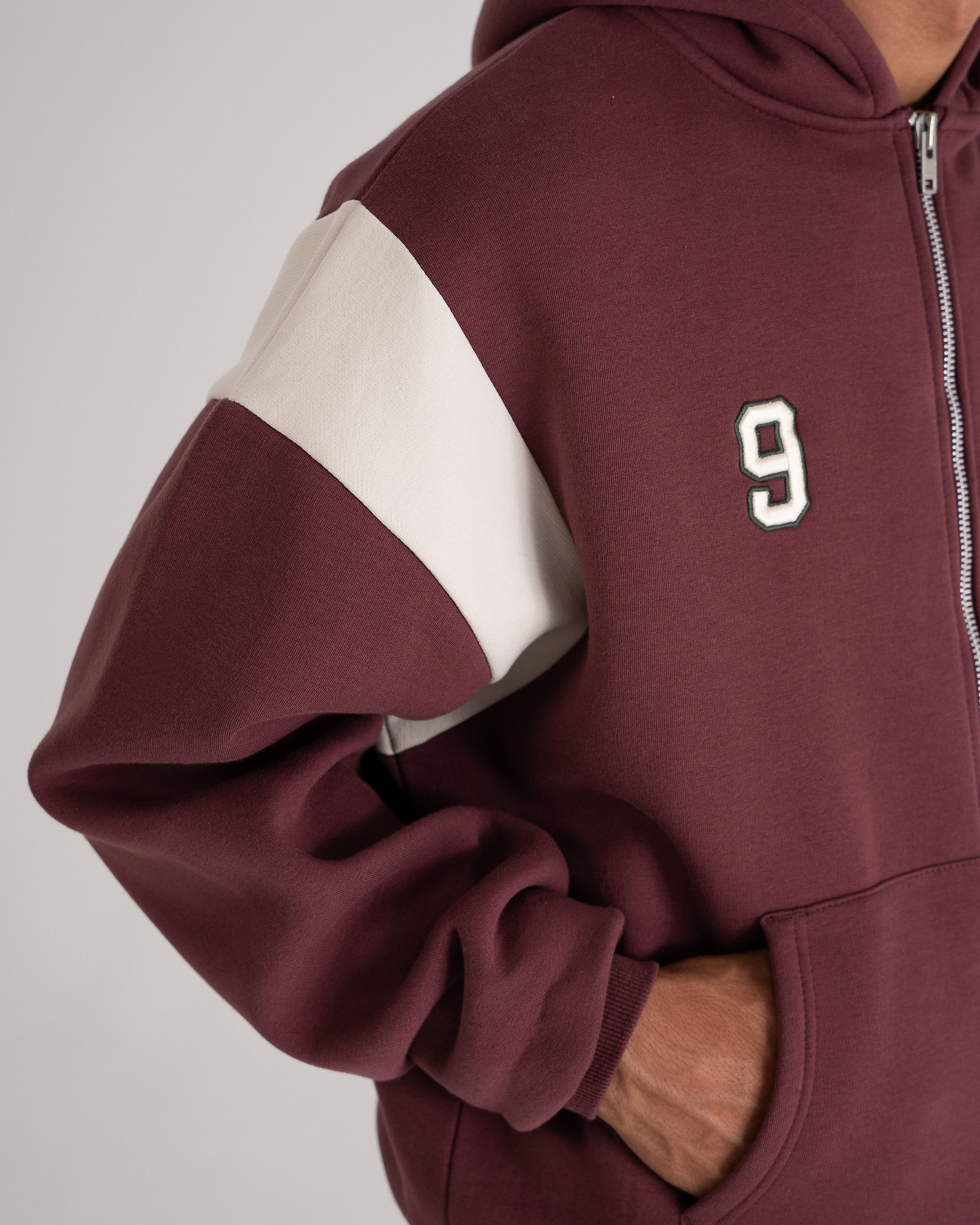 Cup Zip-Hoodie Berry