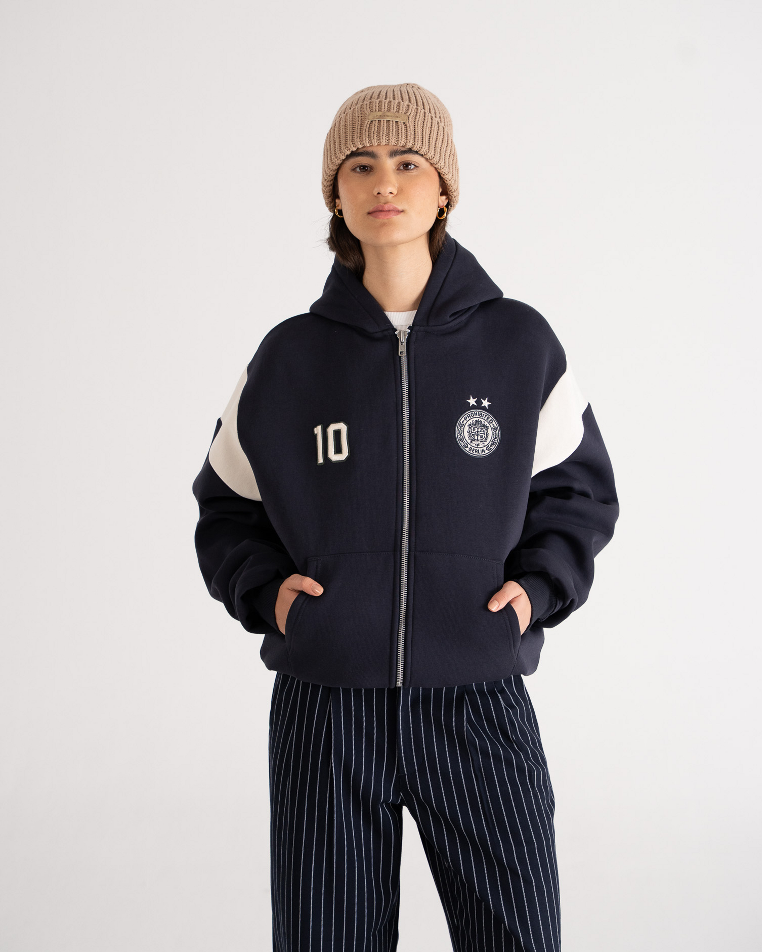 Cup Zip-Hoodie Dark Grey