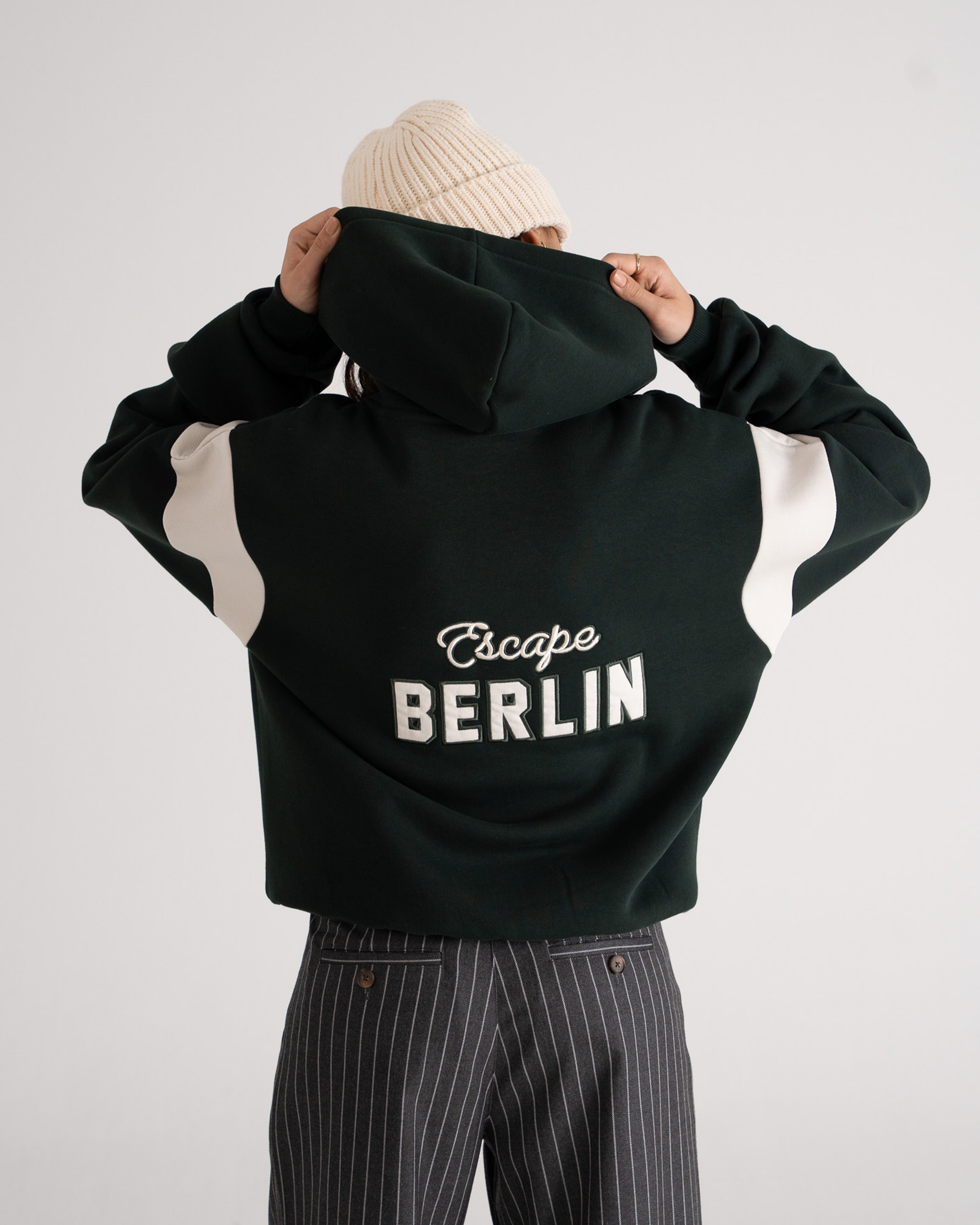 Cup Zip-Hoodie Green