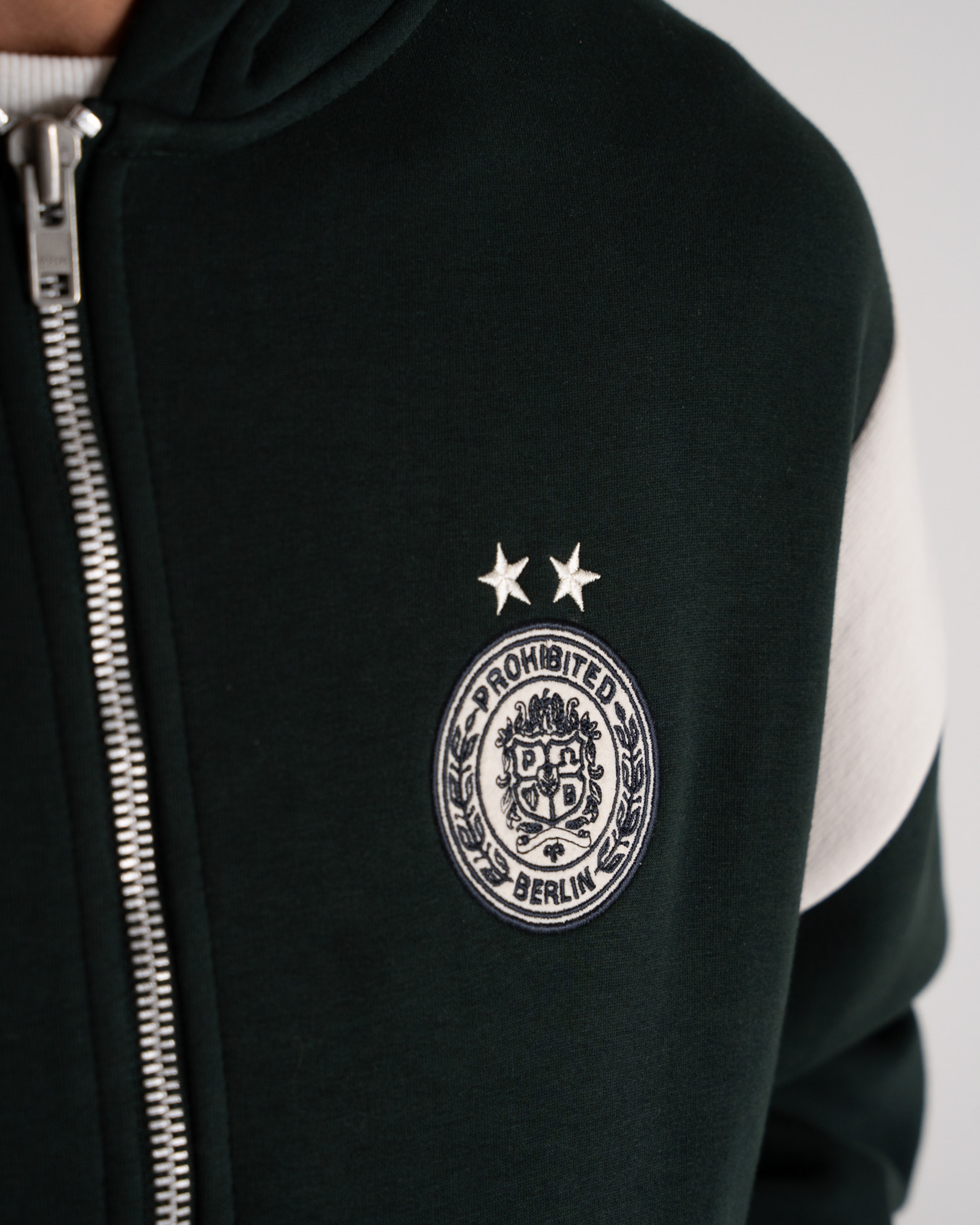 Cup Zip-Hoodie Green