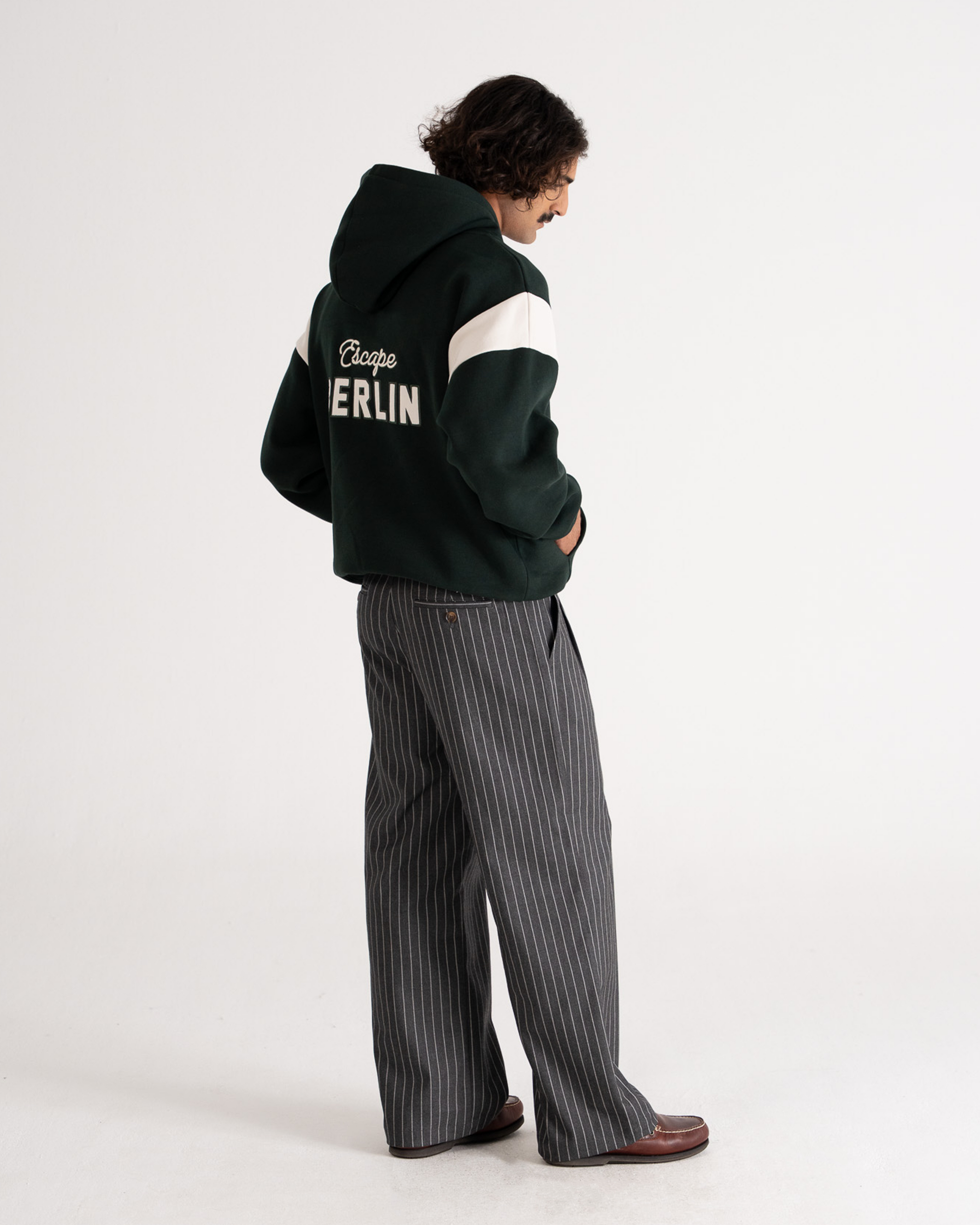 Cup Zip-Hoodie Green