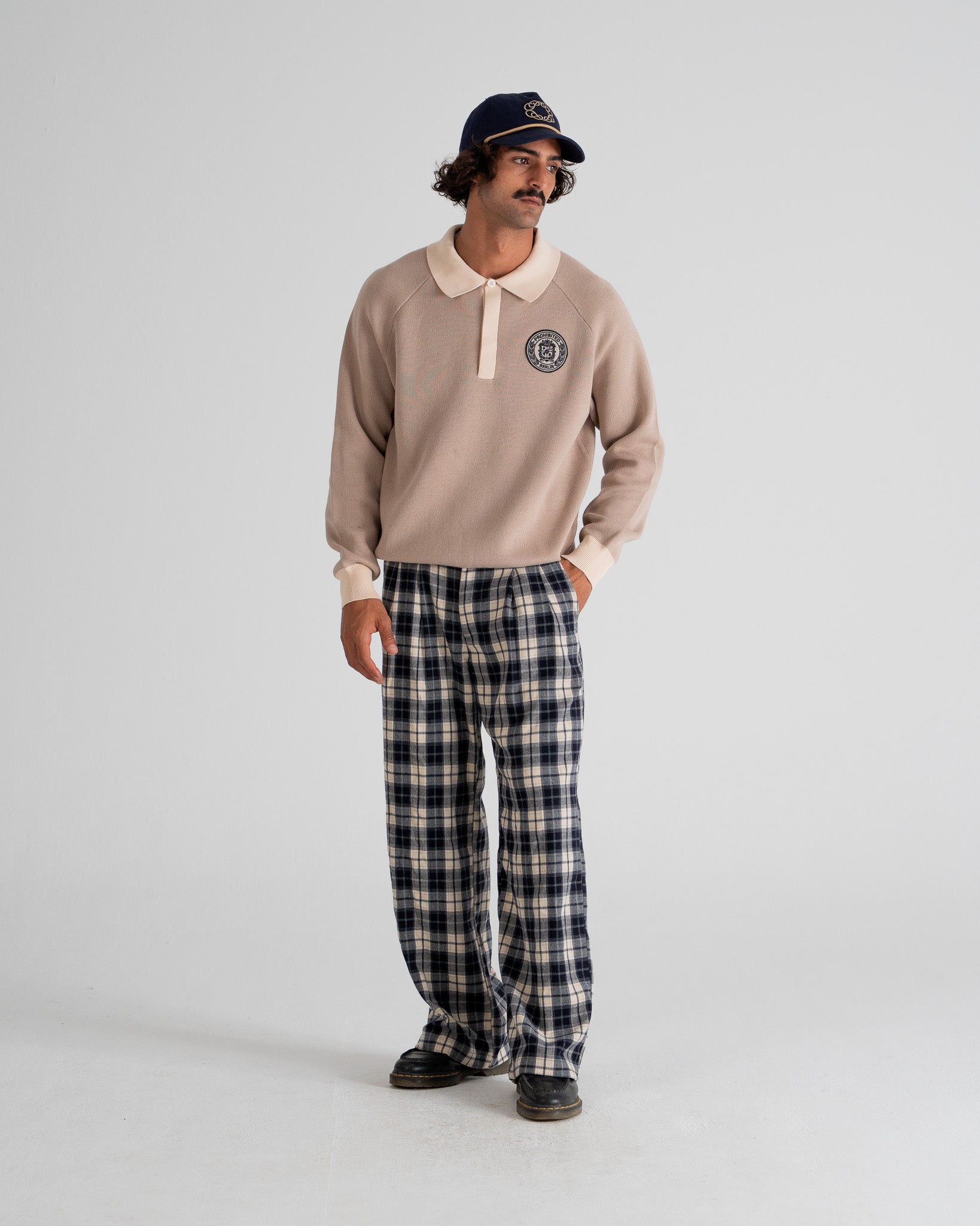 Cup Knitted Jersey | Beige